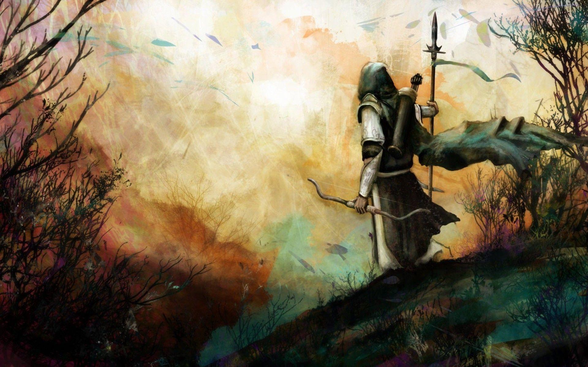 Simply: JRR Tolkien Silmarillion archers artwork