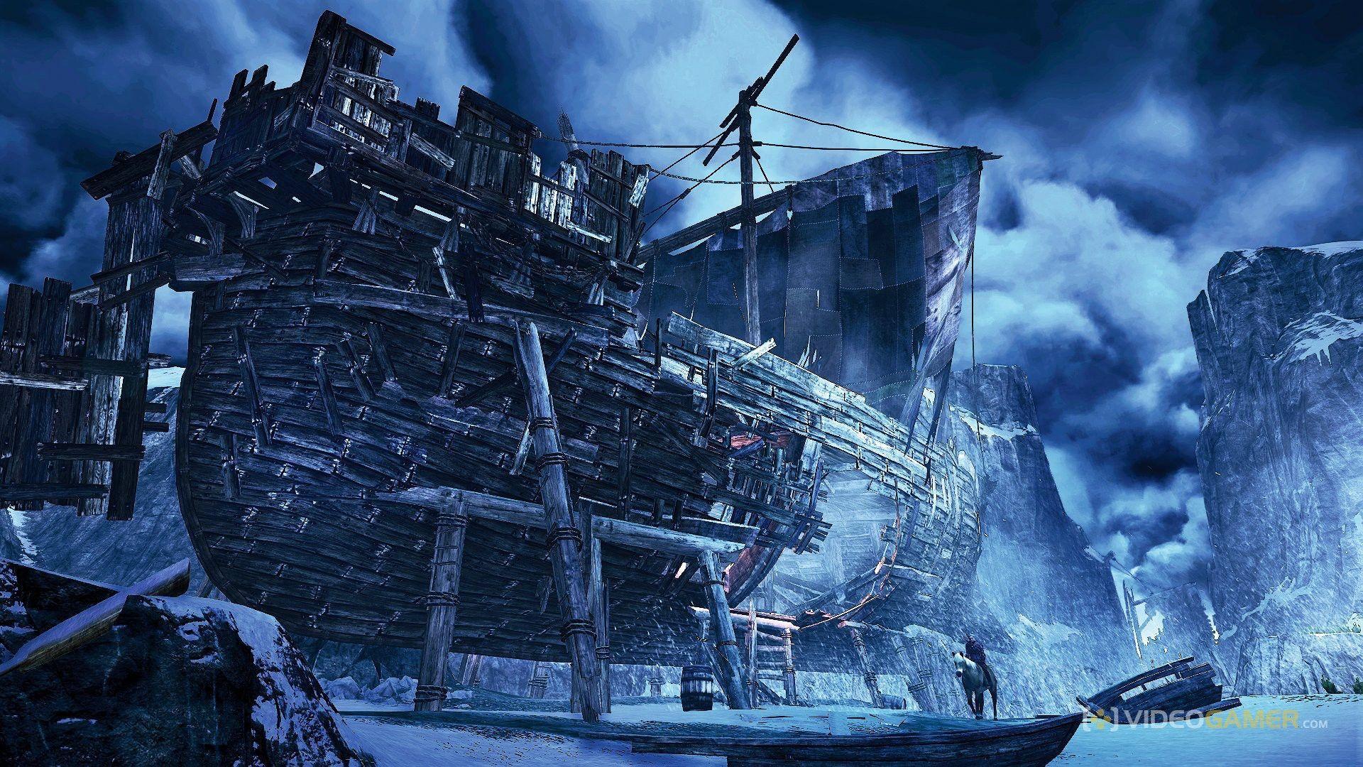 The Witcher 3: Wild Hunt: the old ship wallpaper and image