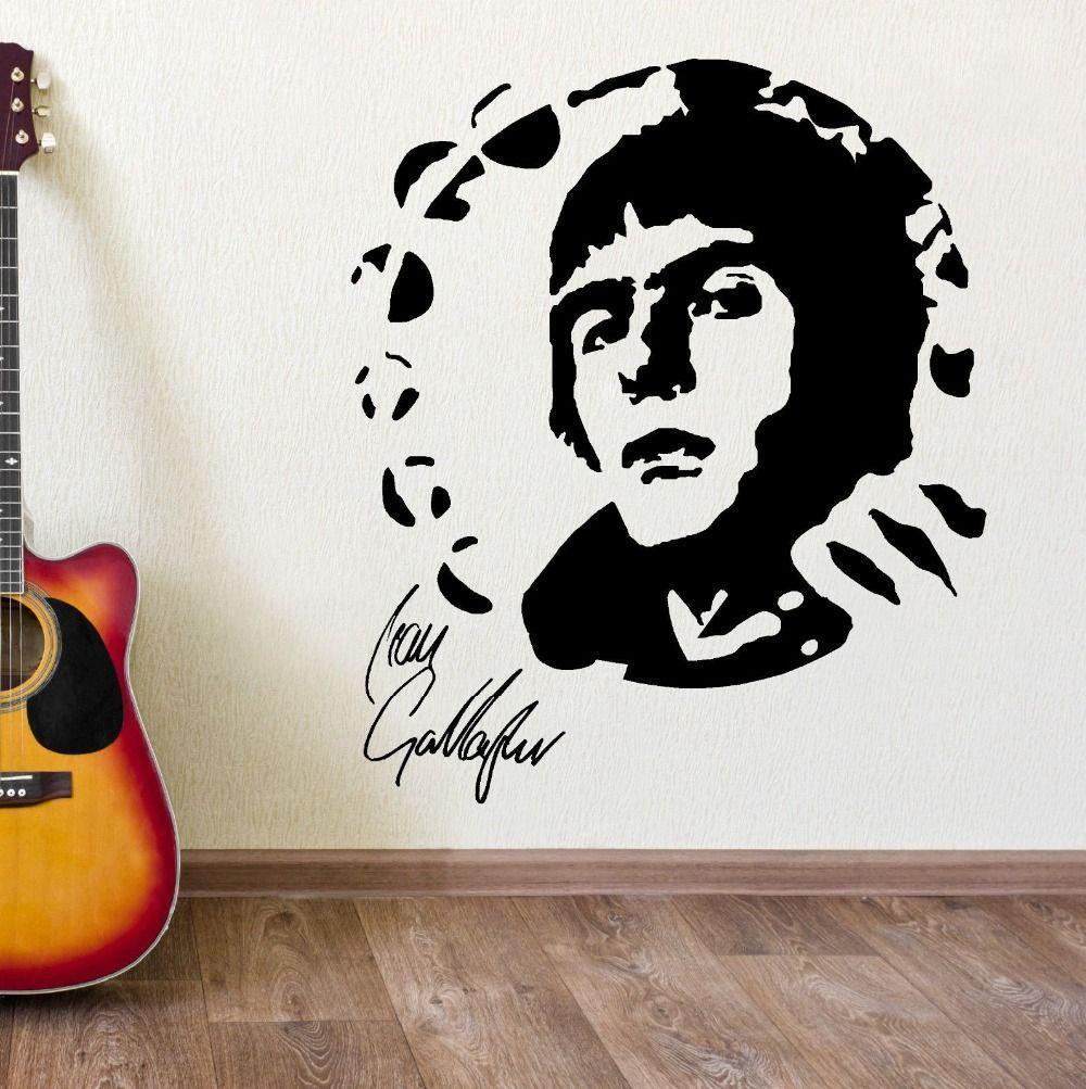 Aliexpress.com, Buy LIAM GALLAGHER OASIS portrait vinyl wall art