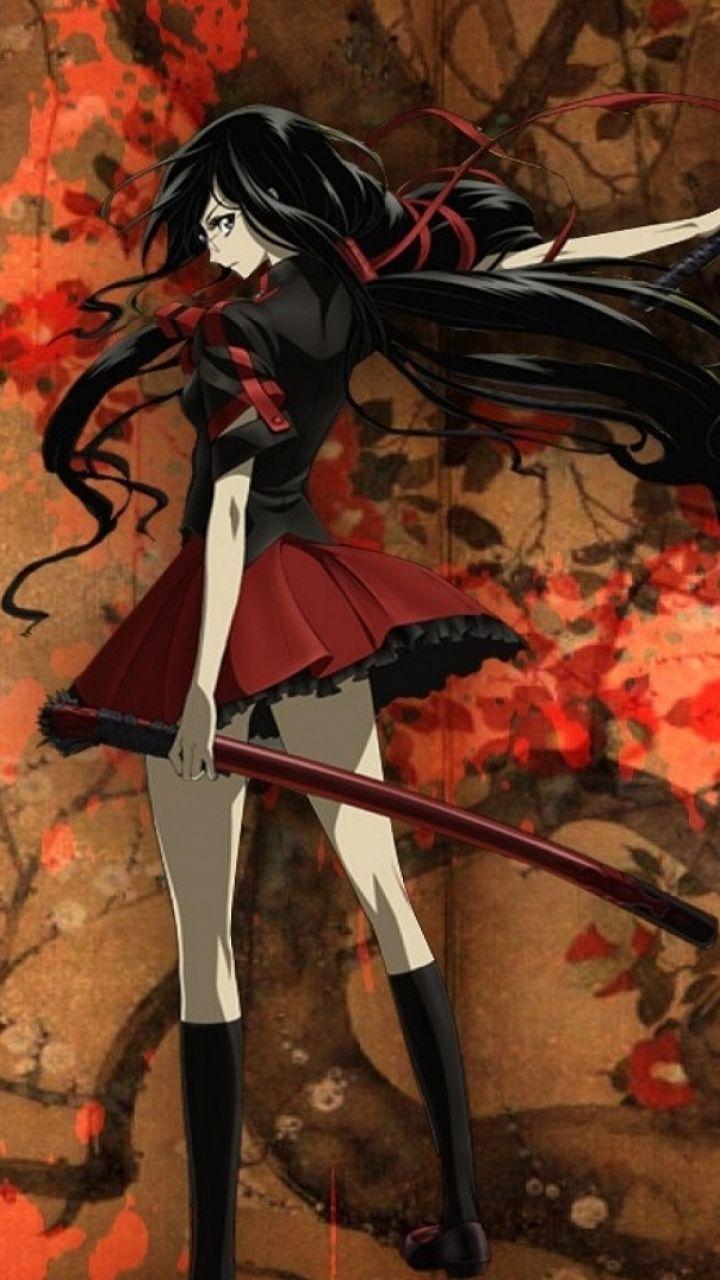 Anime Blood C (720x1280) Wallpaper