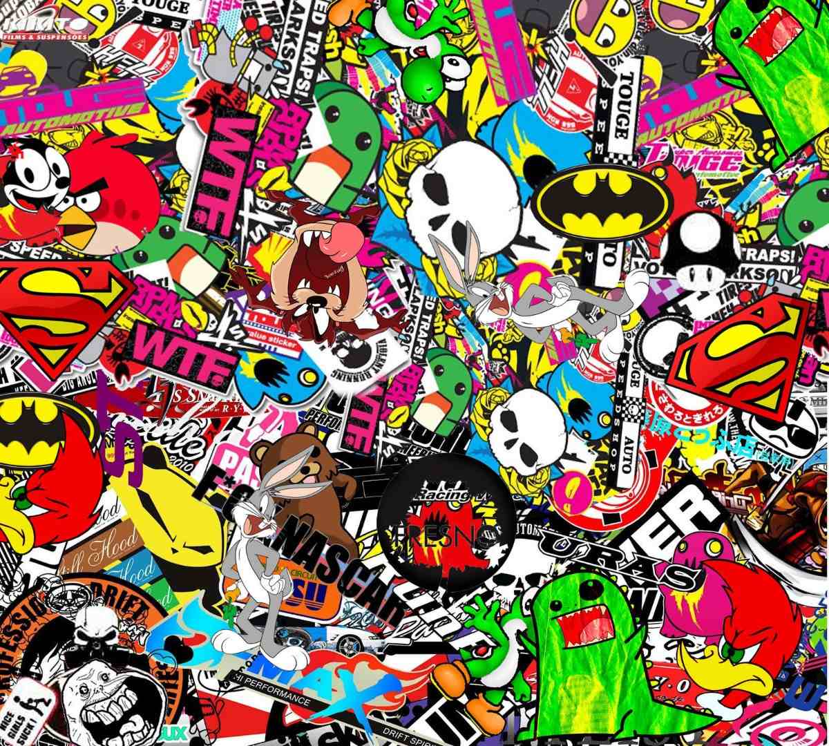 Stickerbomb Wallpapers - Wallpaper Cave