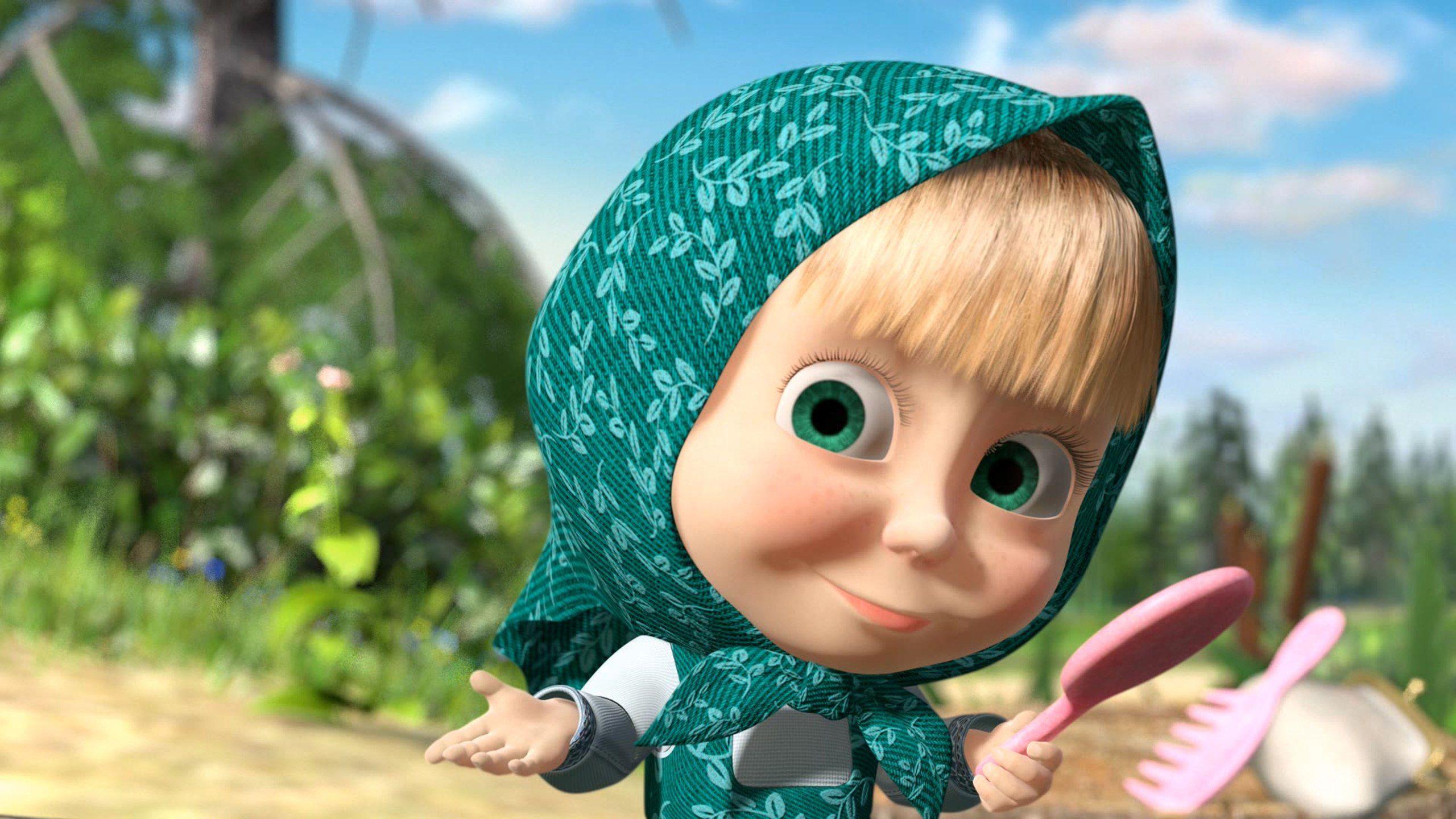 Foto Masha and the Bear Full HD Image Wallpaper for PC