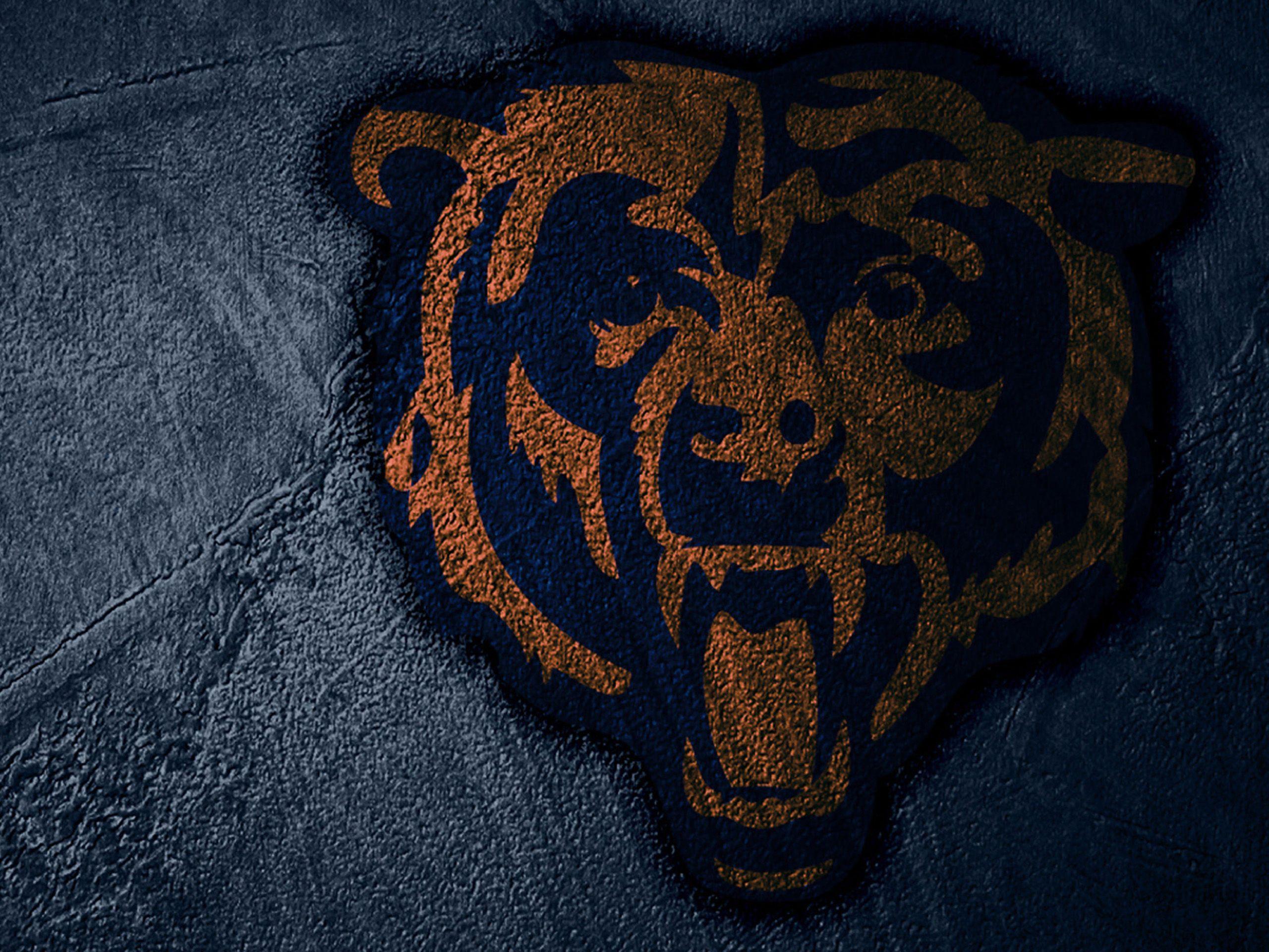 chicago bears rough glow 2560×1920