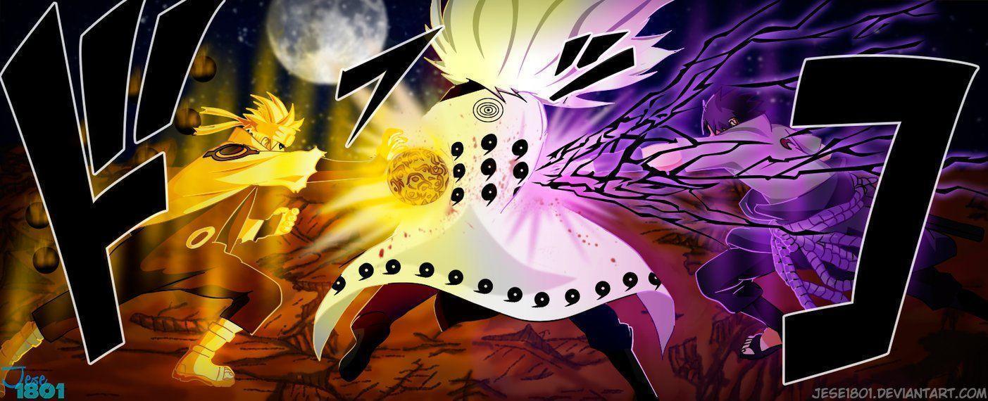 Naruto Manga 674 Naruto y Sasuke Vs Madara