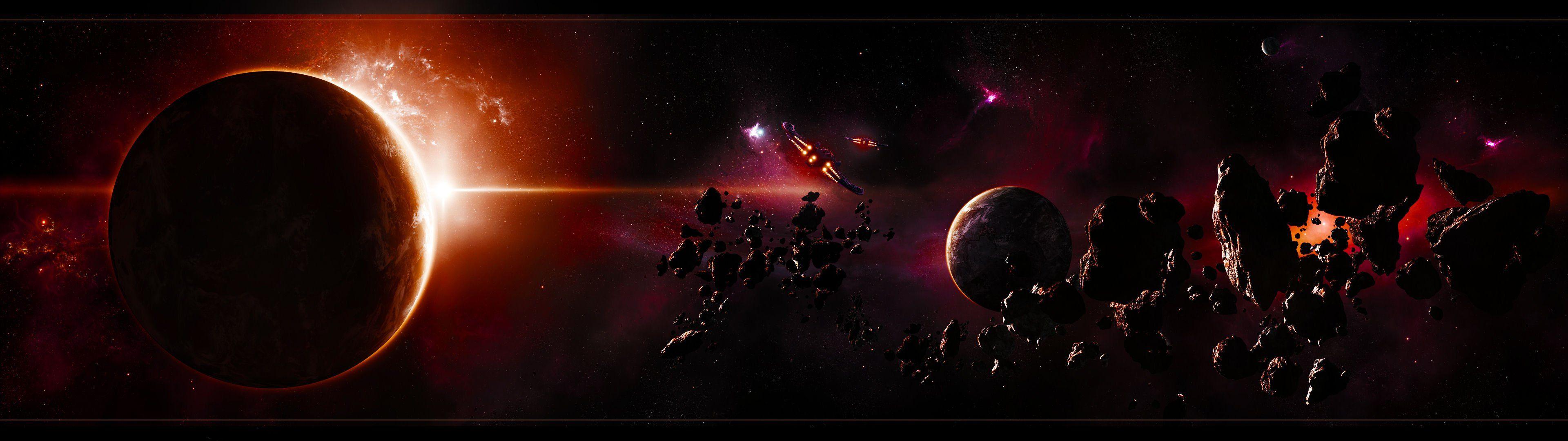3840x1080 Wallpapers Space