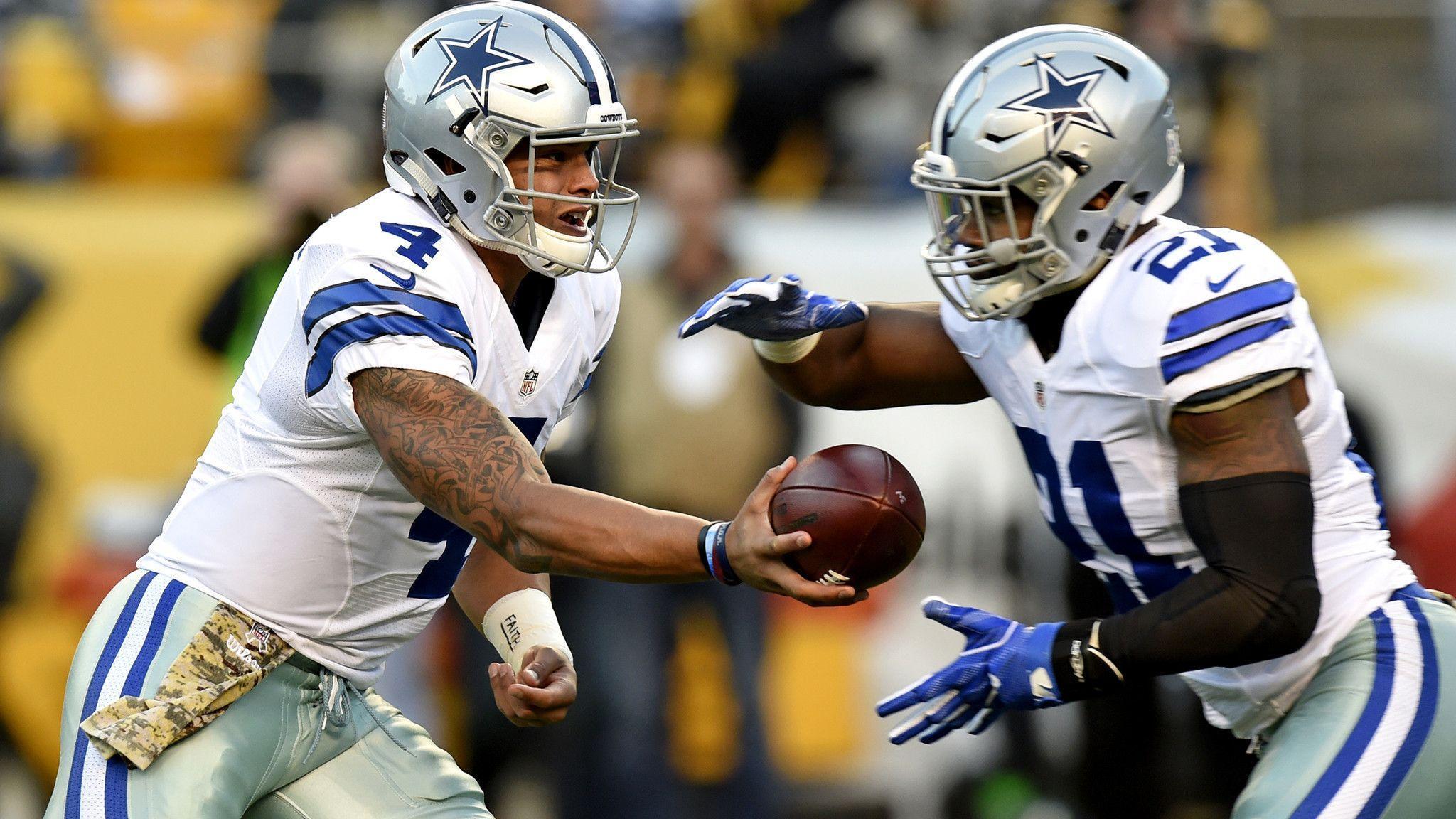 NFL report: Cowboys' Dak Prescott and Ezekiel Elliott seek playoff