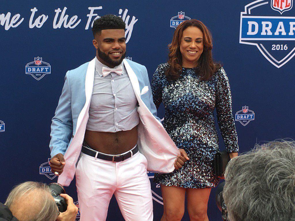NFL Draft Pic Ezekiel Elliott Wore A VERY REVEALING OUTFIT To Last