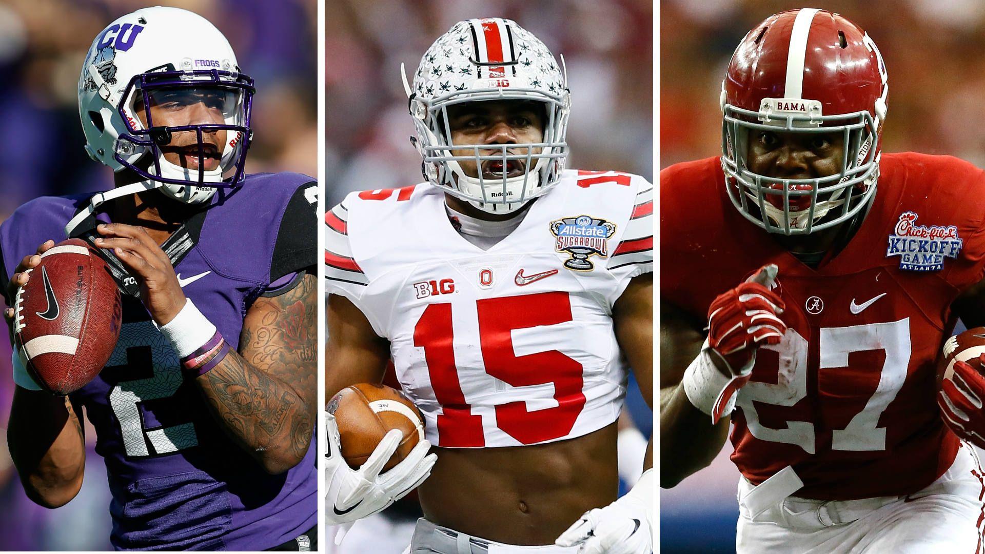 AP: Ohio State is No. 1, followed by TCU, Alabama. NCAA