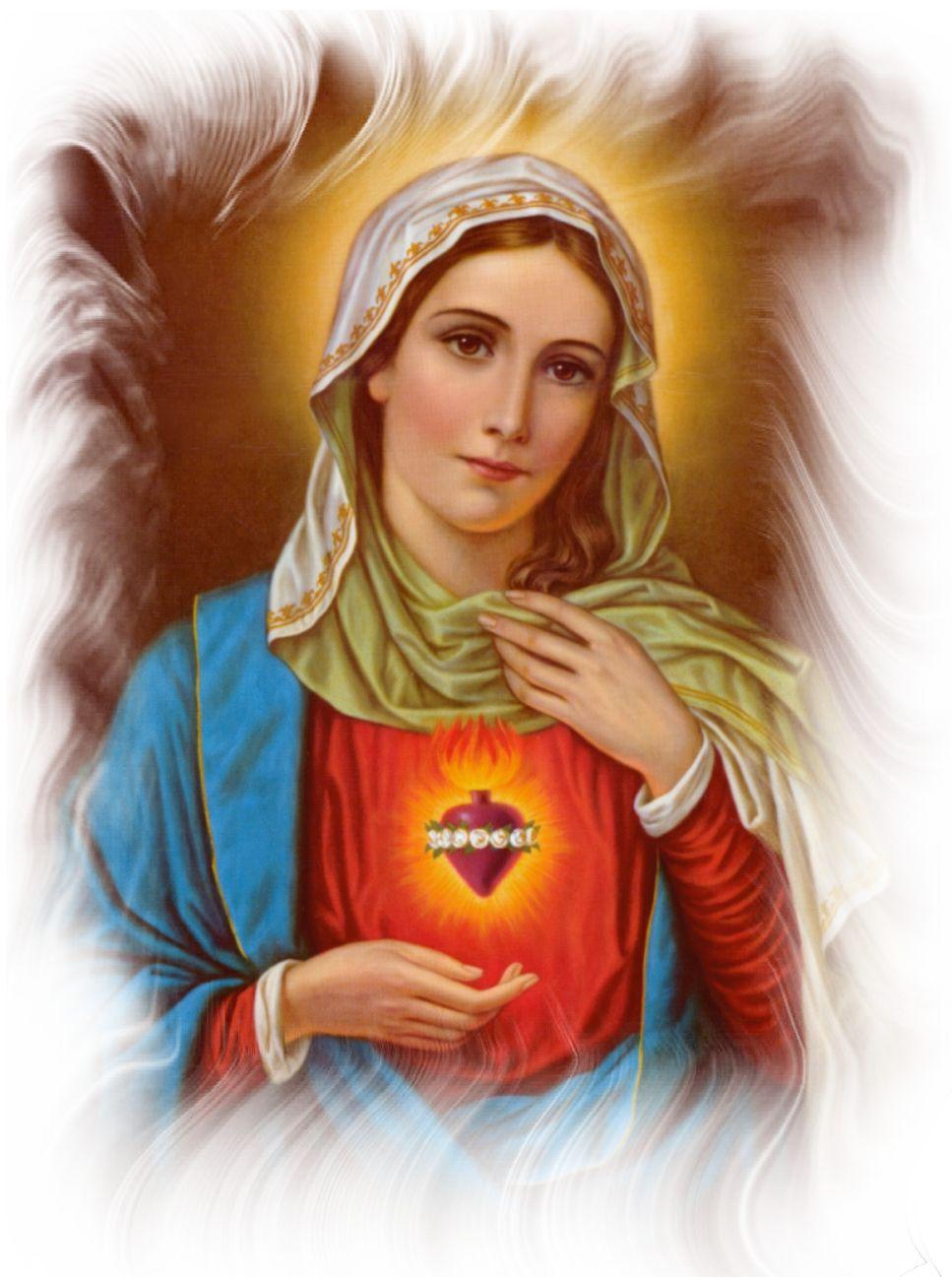 Blessed Virgin Mary. image credit catholic tradition org visit to