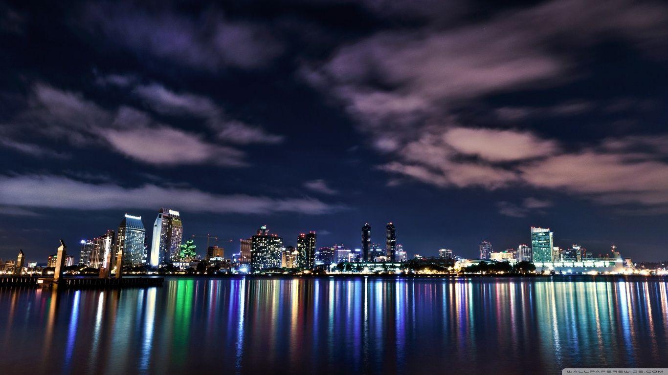 London Skyline At Night HD desktop wallpaper, High Definition