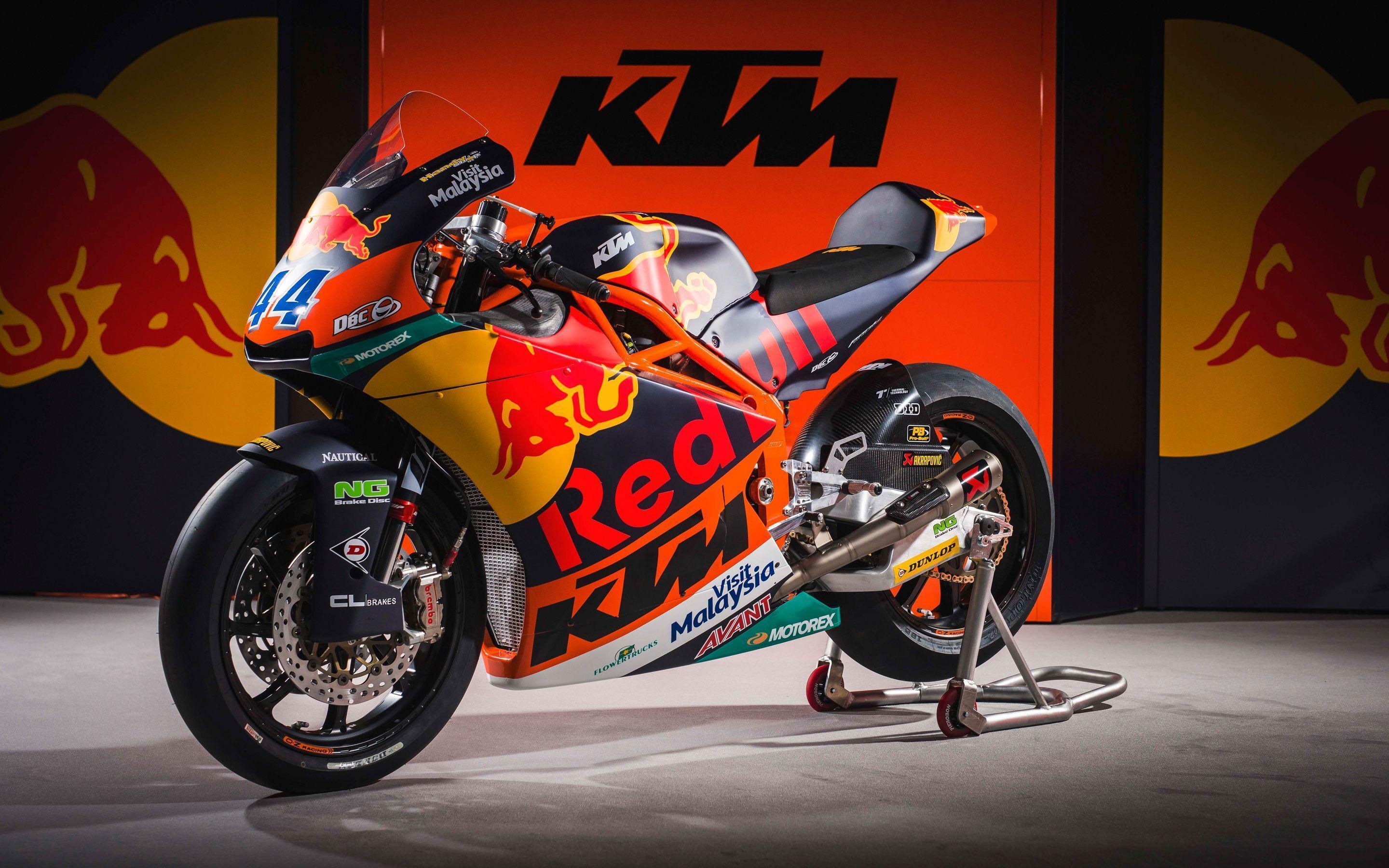 KTM Moto2 MotoGP Race bike 4K Wallpaper