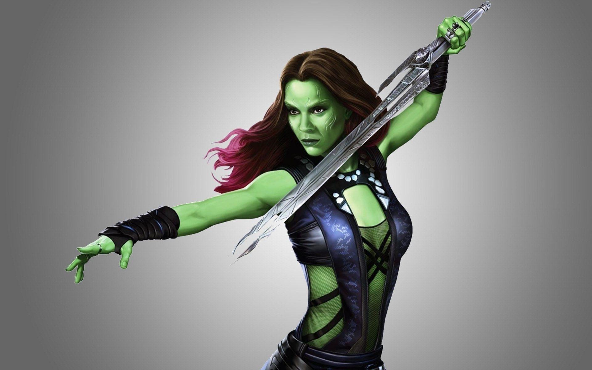 Gamora, Guardians Of The Galaxy Wallpaper HD / Desktop and Mobile