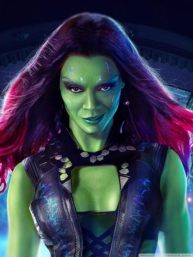 Gamora Of The Galaxy 2014 Movie HD desktop wallpaper