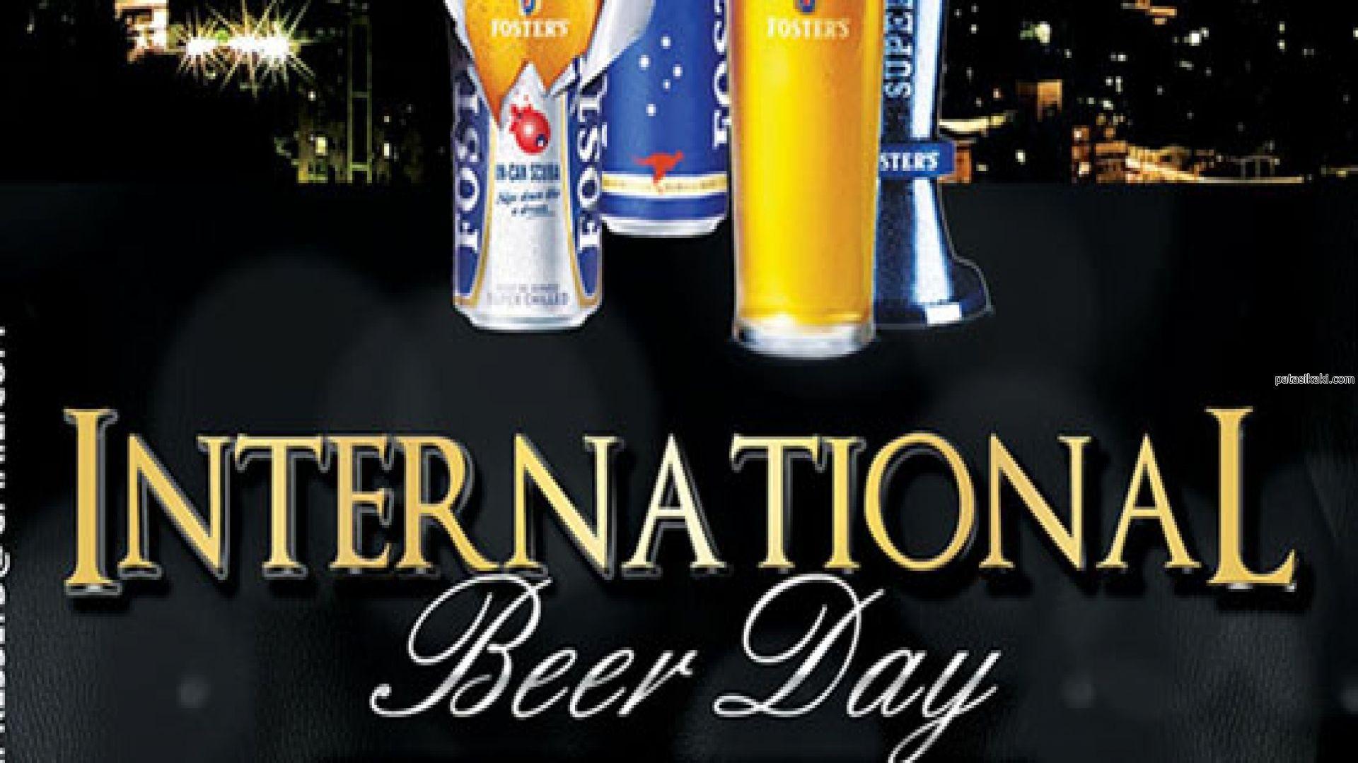 International Beer Day Graphic For Facebook Share. Patasi Kaki
