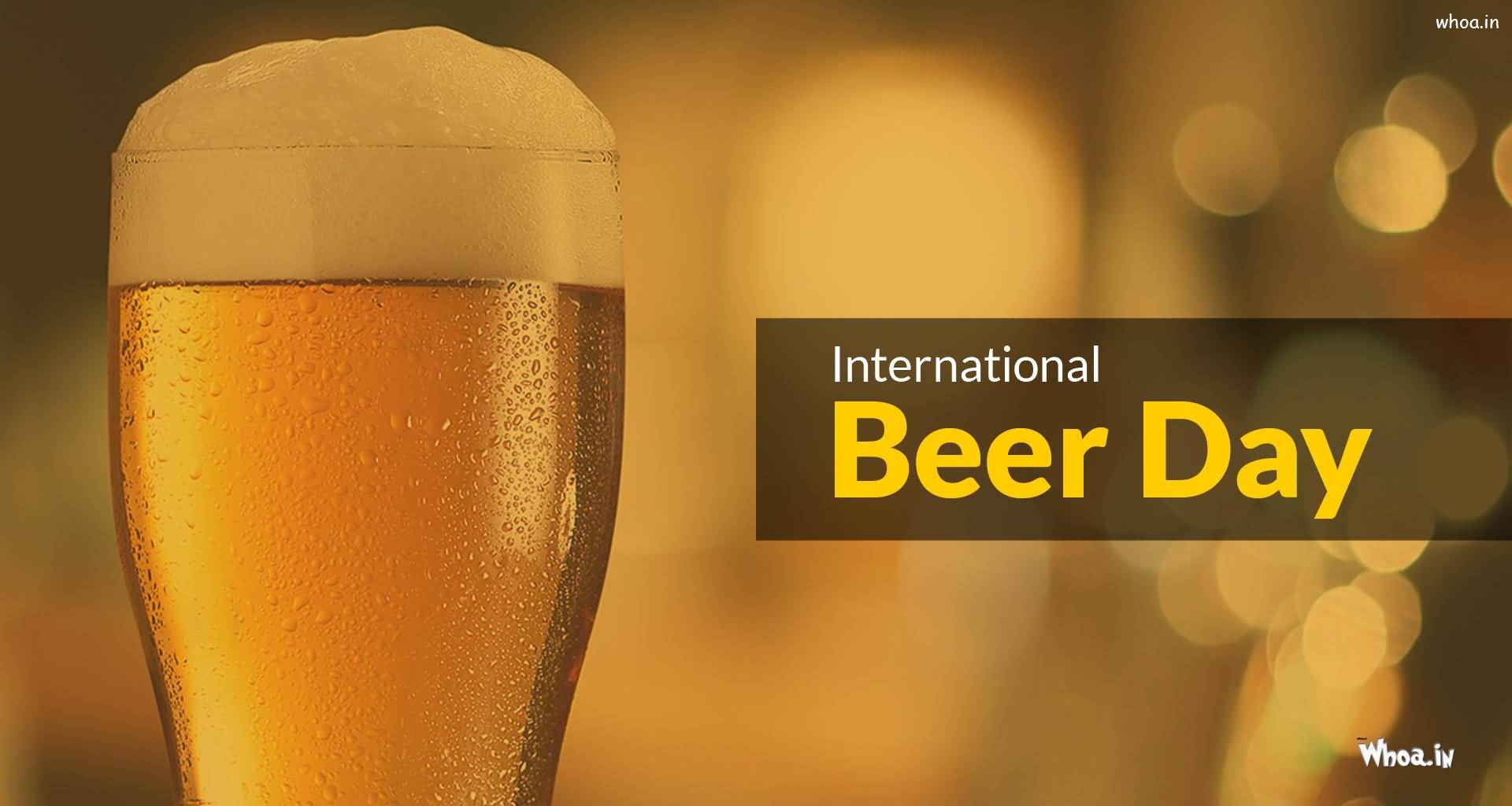 International Beer Day August 4th 2017 Poster