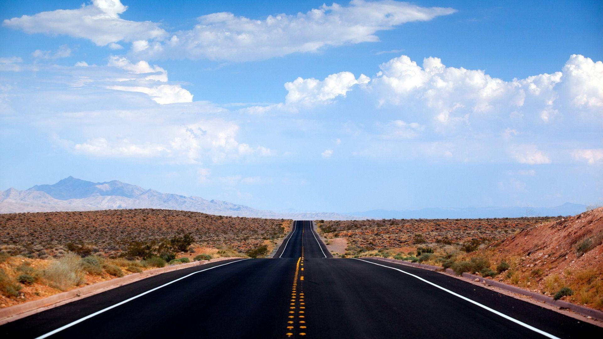 Desert road nevada Wallpaper