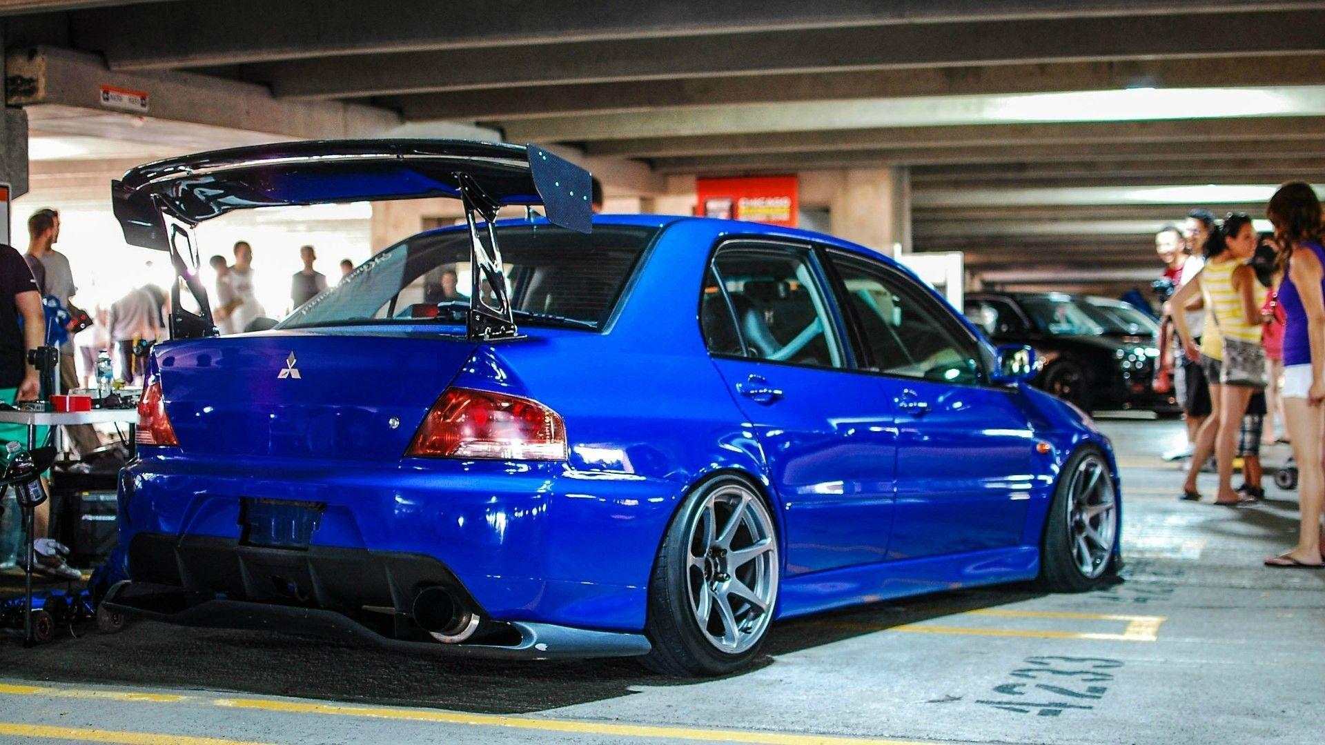 car, JDM, Mitsubishi, Blue Cars Wallpaper HD / Desktop and Mobile