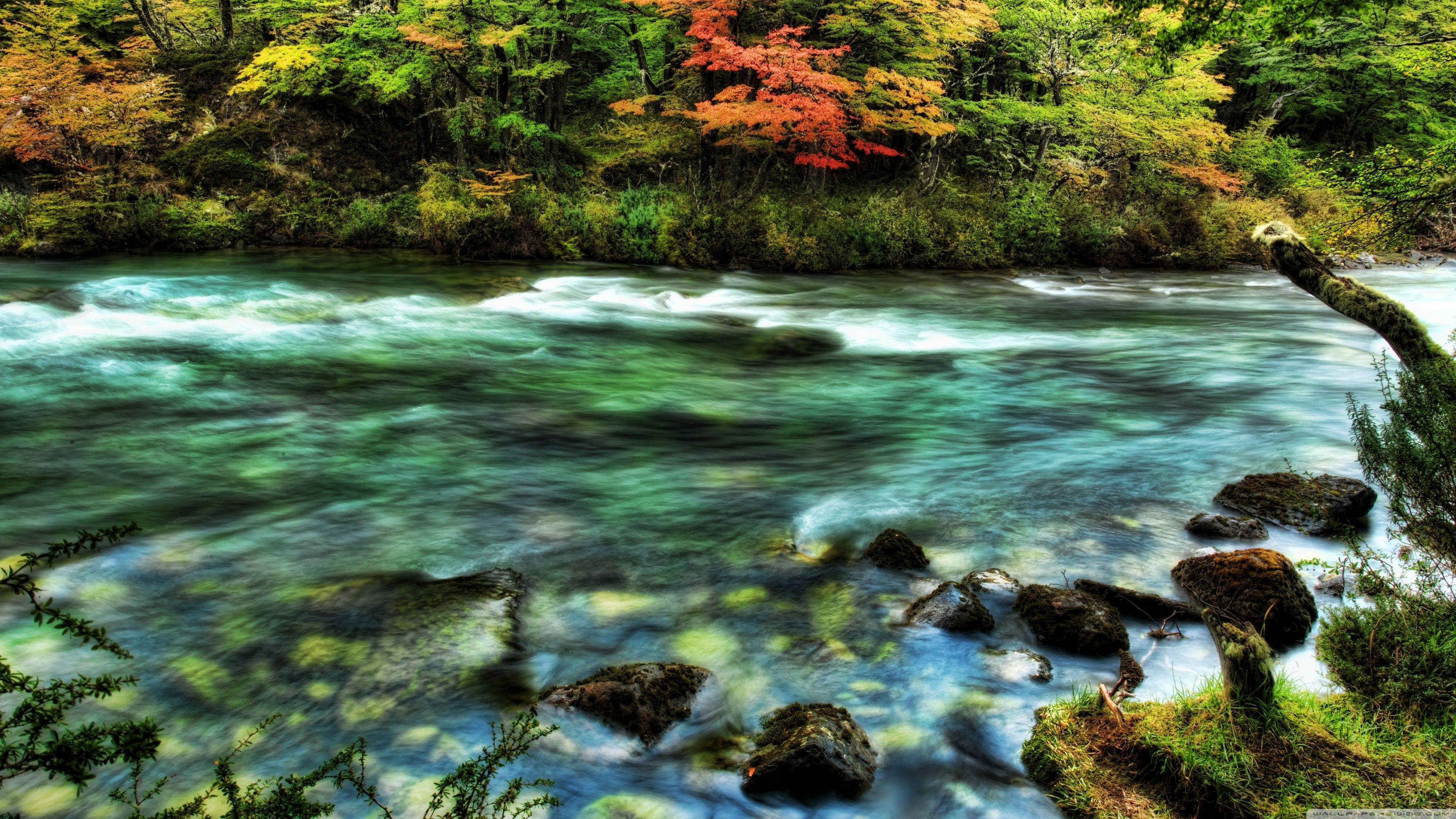 River In Patagonia HD desktop wallpaper, High Definition