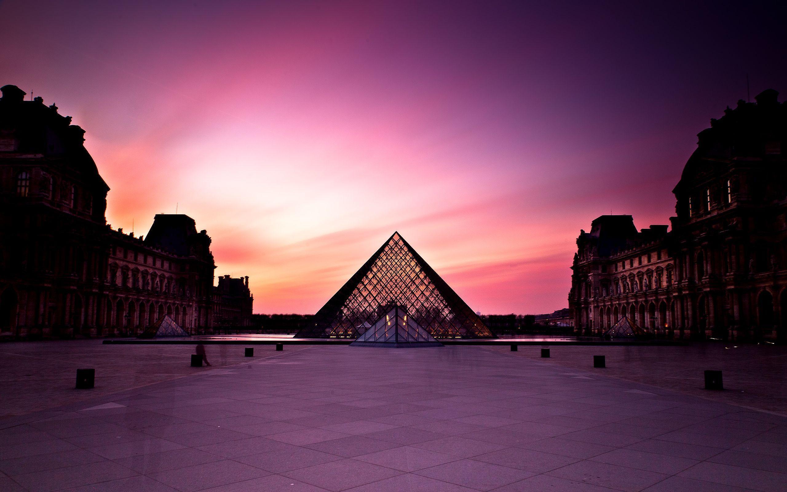 The Louvre Wallpaper HD. Widescreen, Desktop Background