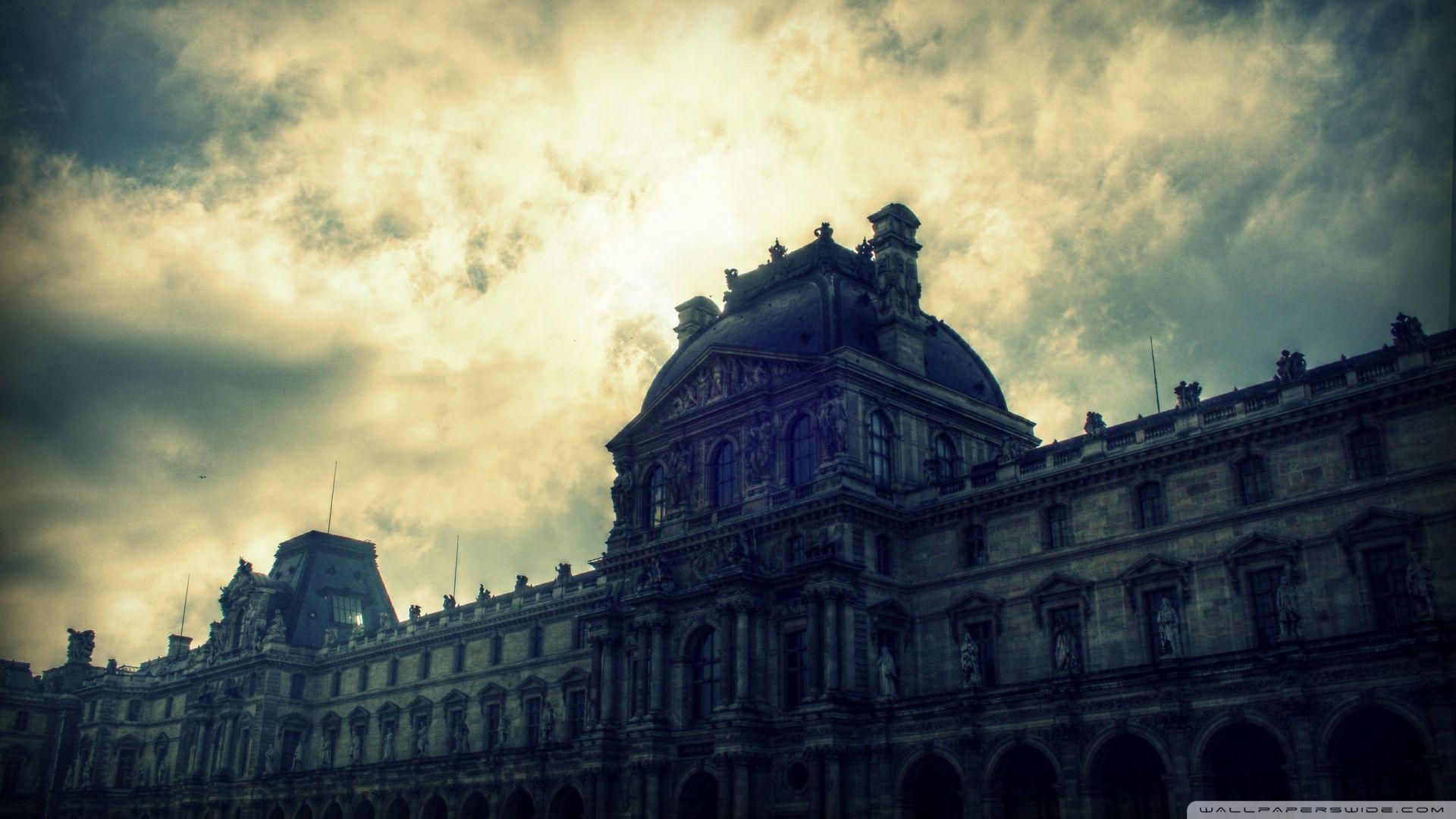Sky of Musee du Louvre HD desktop wallpaper, Widescreen, High