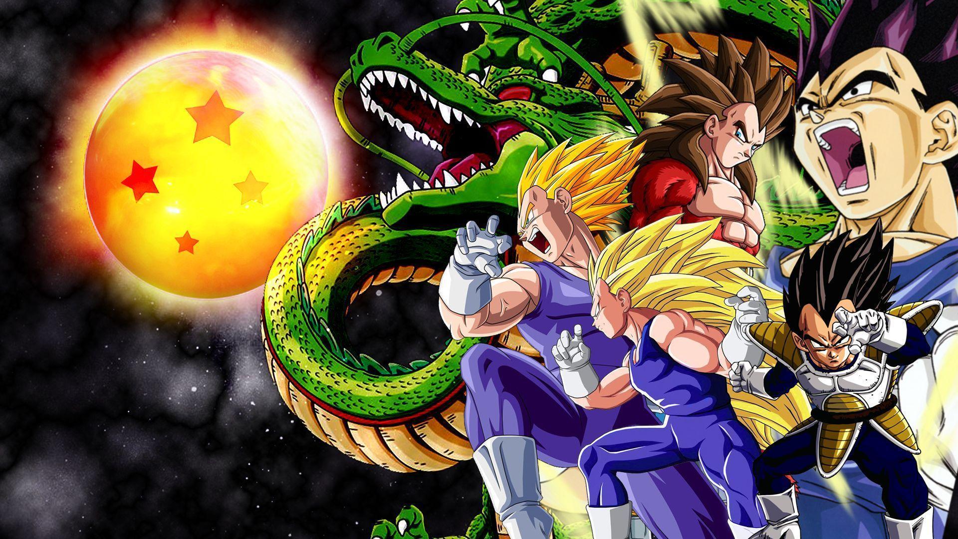 Goku and Vegeta Super Saiyan 10