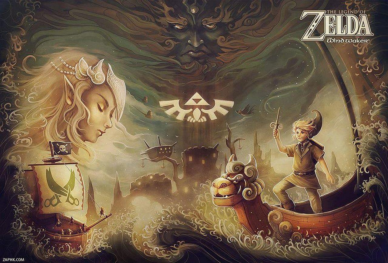 The Legend of Zelda: The Wind Waker HD Wallpaper. Background