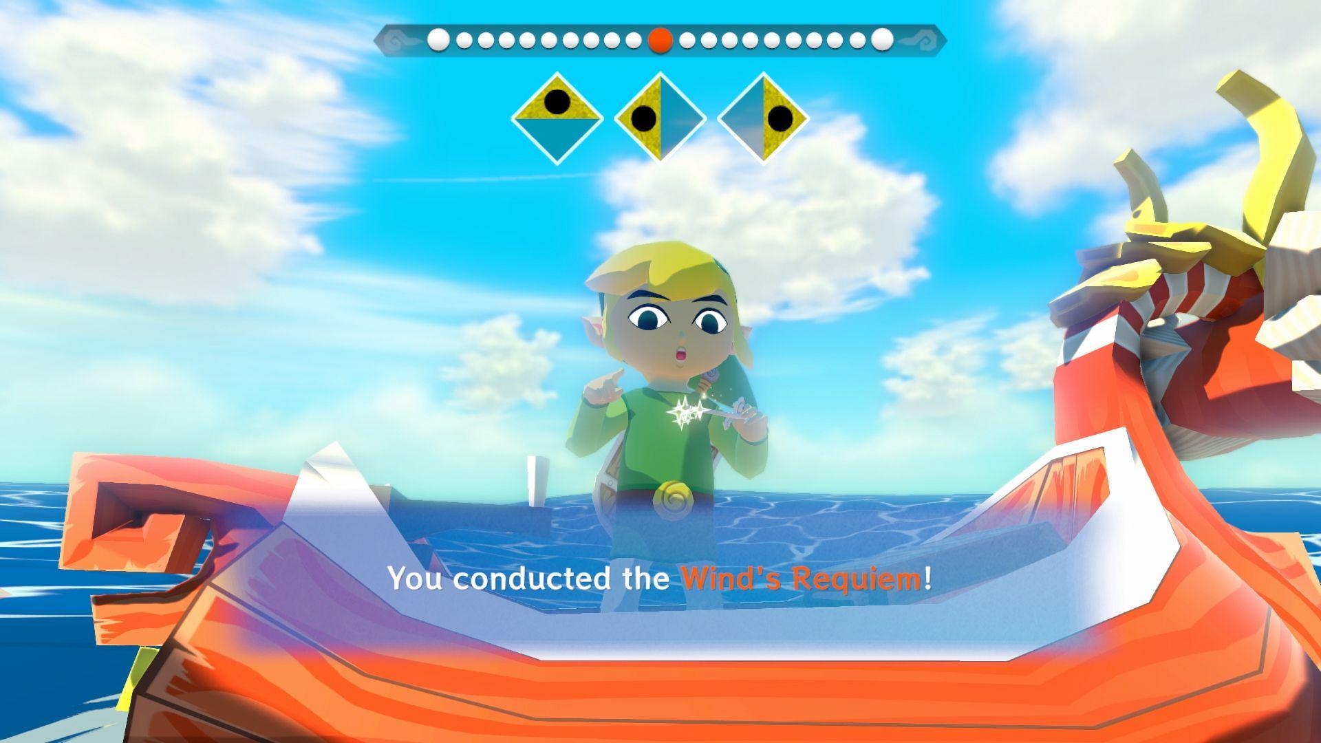 The Legend of Zelda: The Wind Waker HD screenshots show gameplay