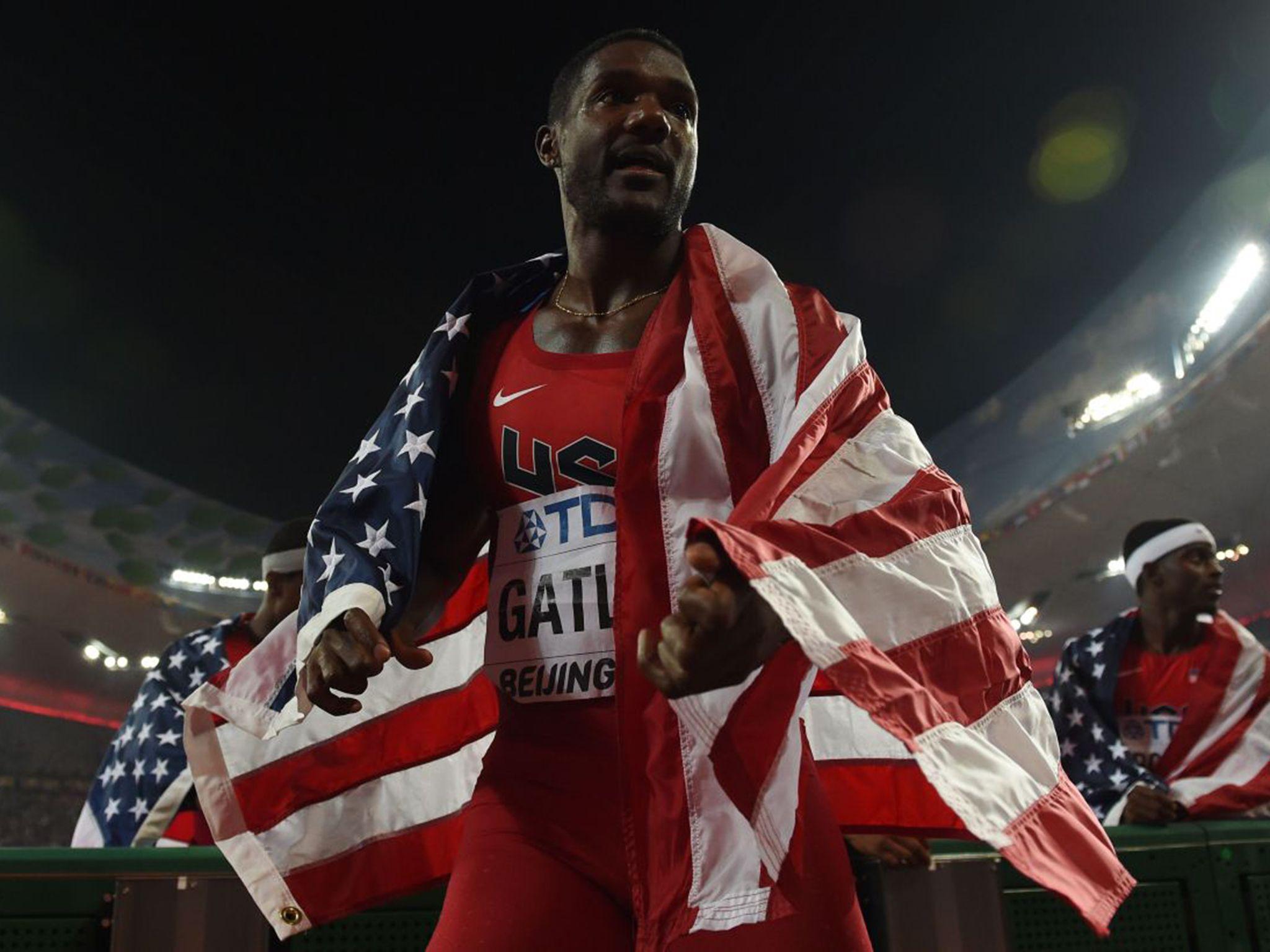 Justin Gatlin's agent hits out at British media for hypocrisy over