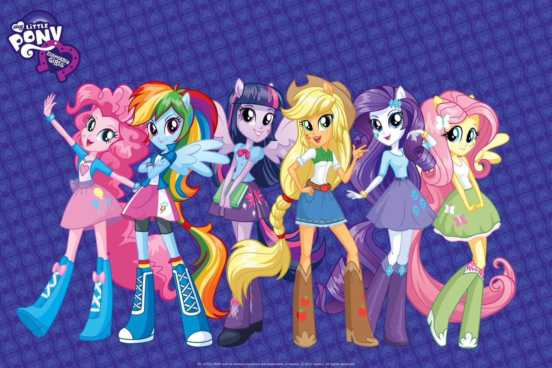 My Little Pony: Equestria Girls Cartoon Wallpaper
