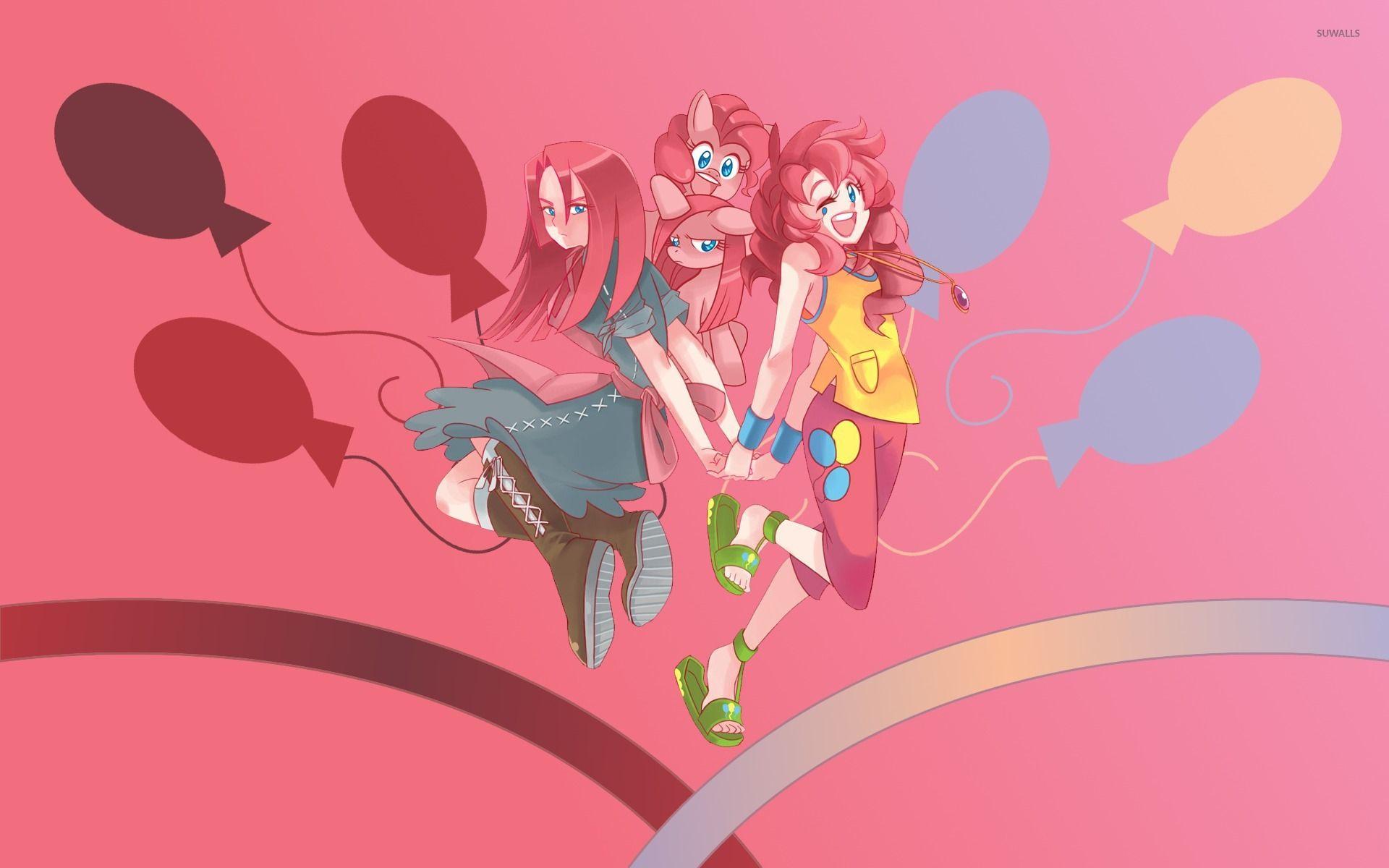 Pinkie Pie and her equestria girl wallpaper wallpaper