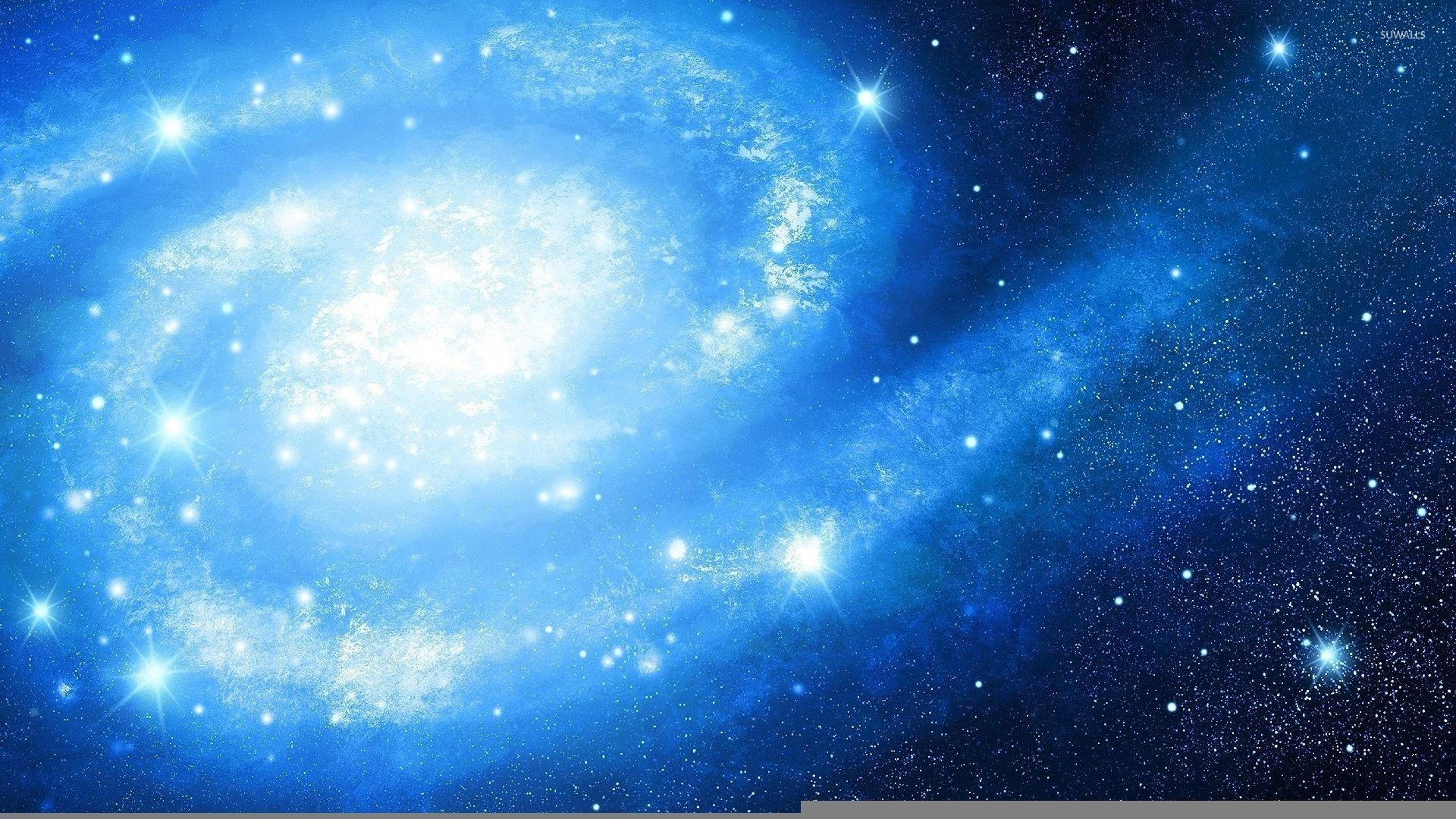 Beautiful blue galaxy wallpaper wallpaper