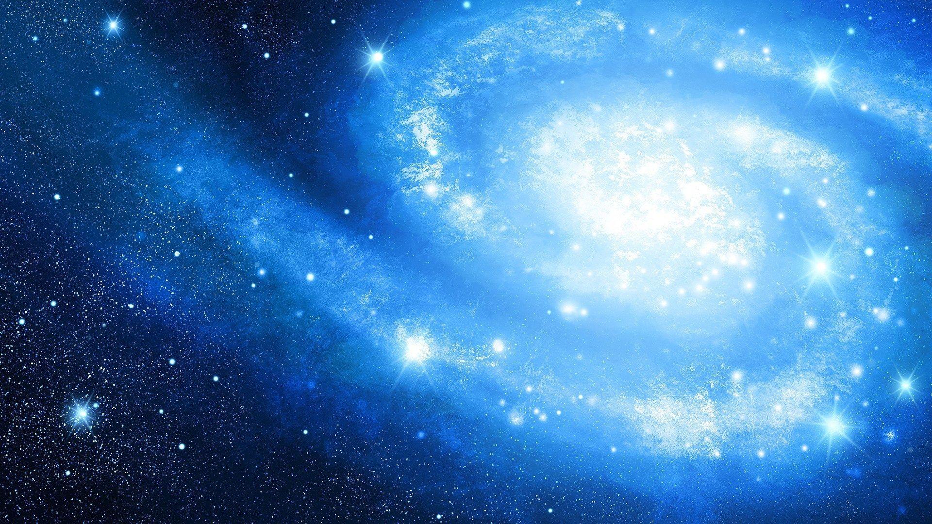 blue galaxy wallpaper