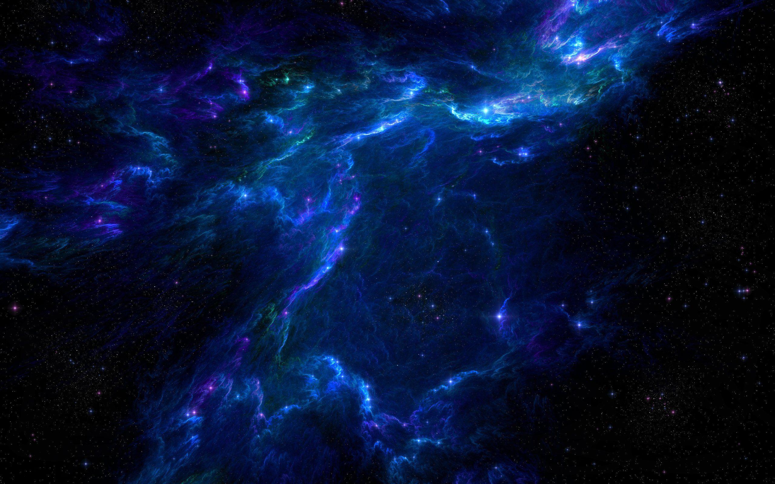 Lazarus Nebula dark blue galaxy stars wallpaperx1600