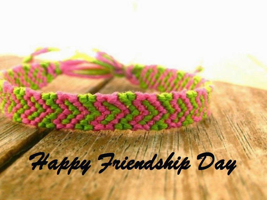Happy Friendship Day Concept With Two Beautiful Friendship Band ...