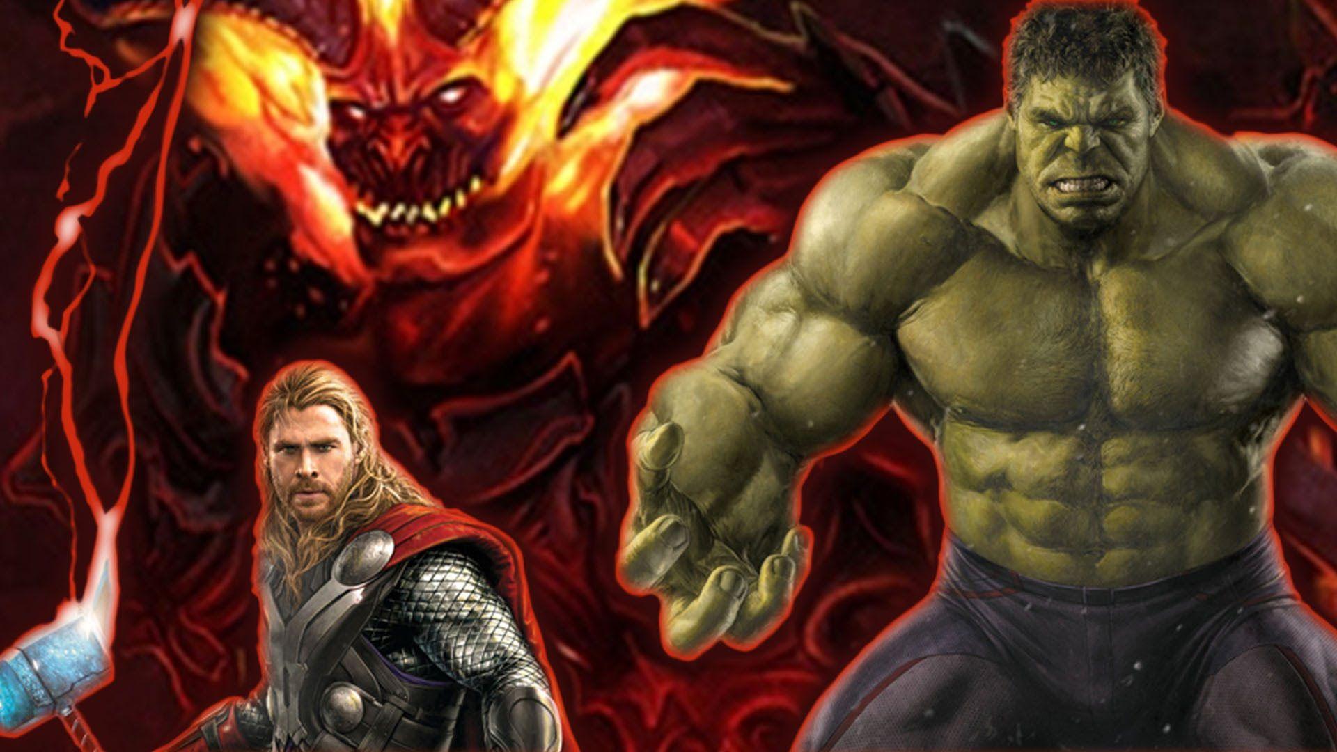Thor Ragnarok Hulk With Wallpaper Full HD