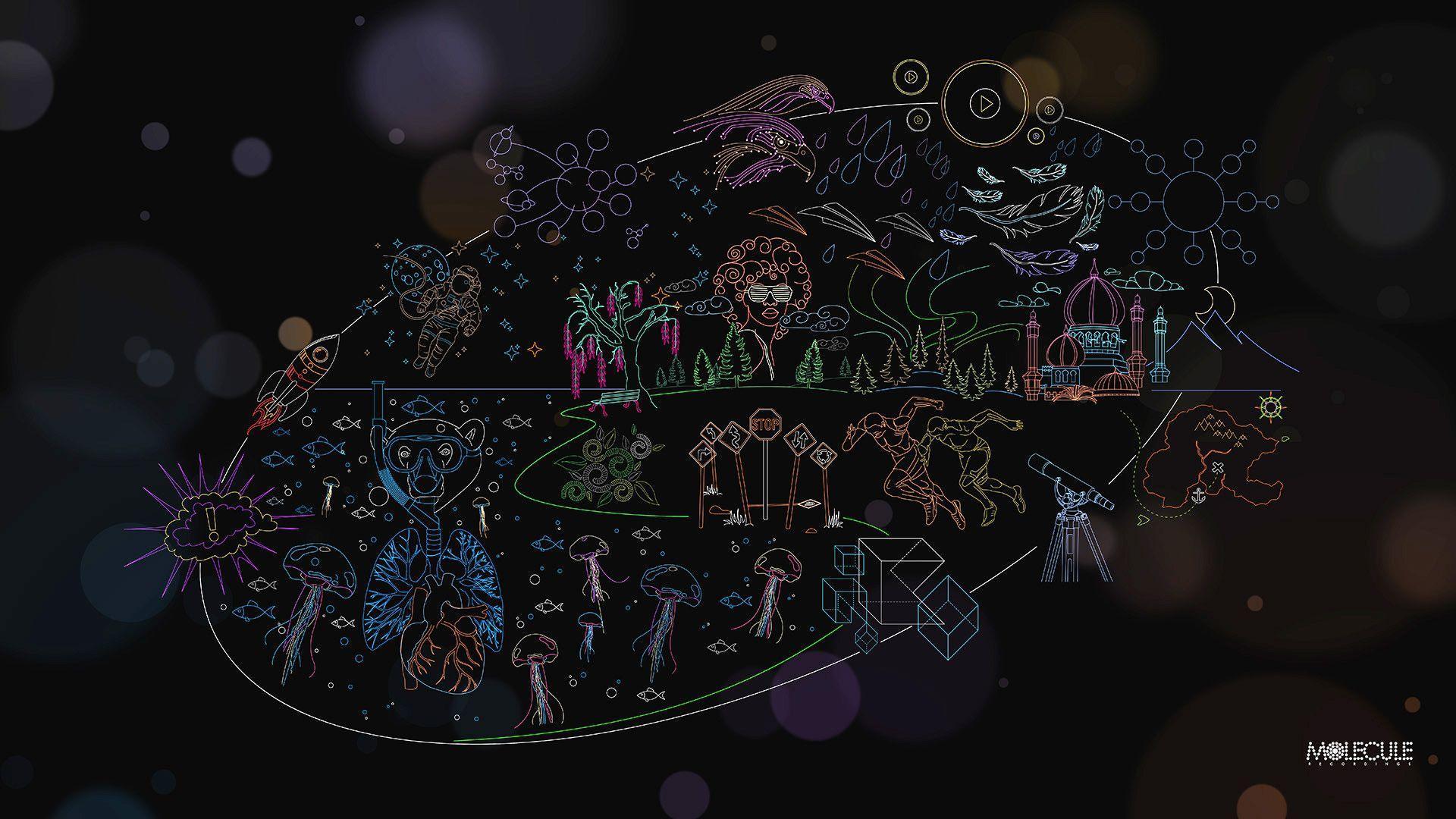 Keywords Molecule Wallpaper and Tags