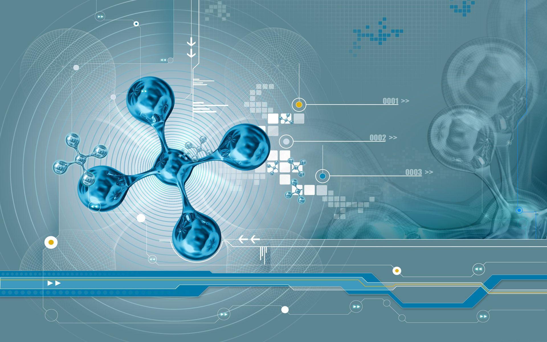molecules wallpaper