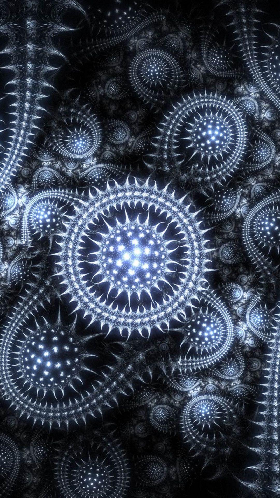 Spikey molecules Mobile Wallpaper 3228