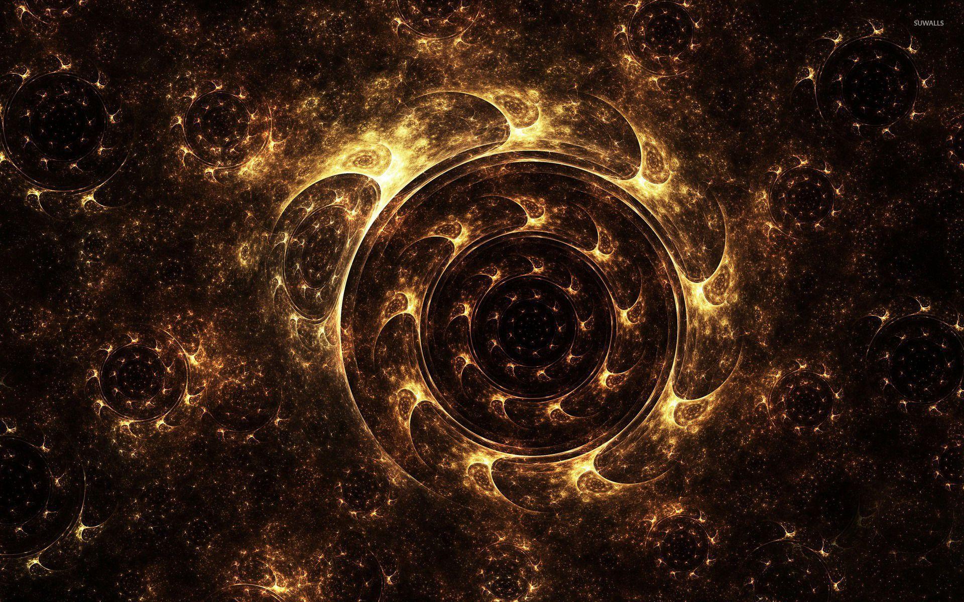 Fractal sand molecules wallpaper wallpaper