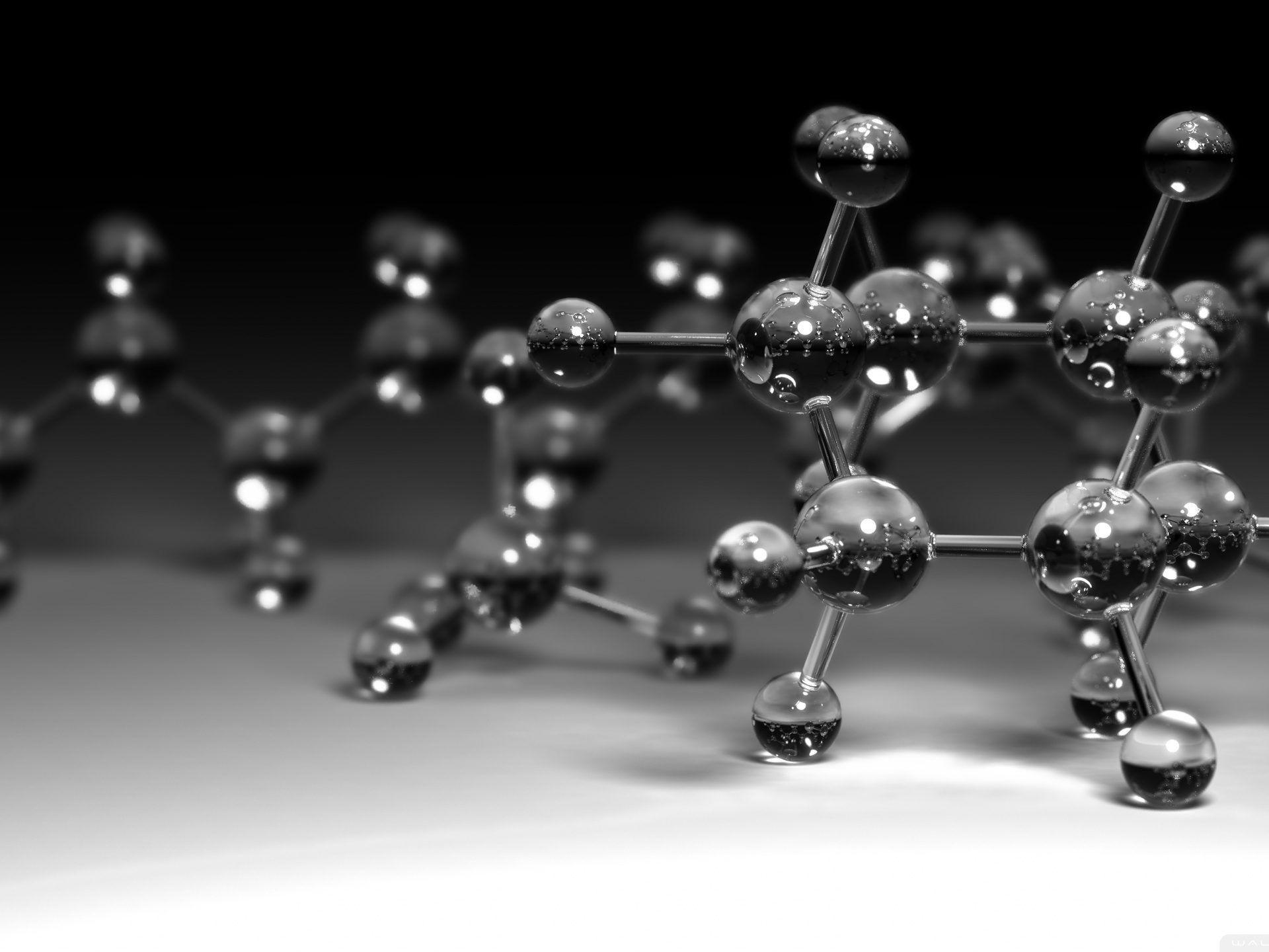 A 3D Model Of Organic Molecules Best HD Wallpaper