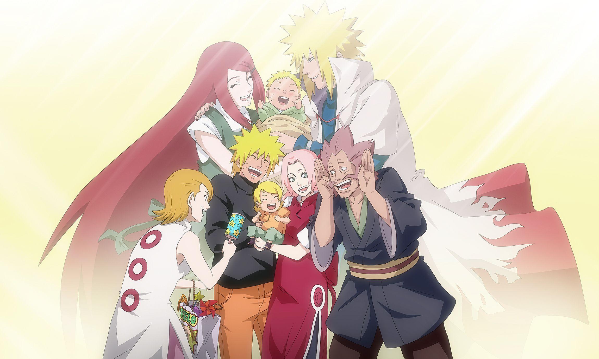 Naruto And Hinata Family Wallpaper Widescreen, Anime Wallpaper