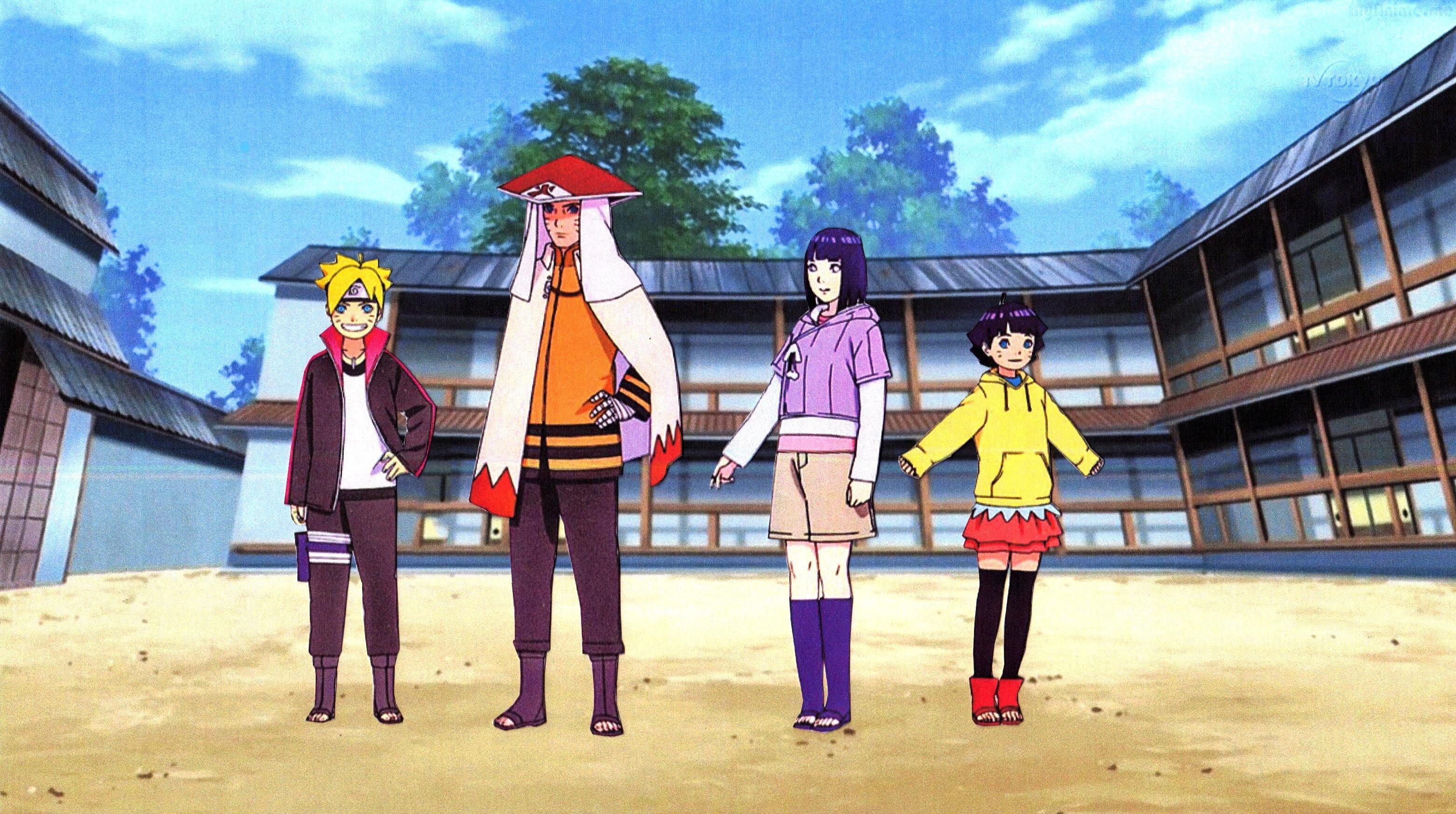Naruto And Hinata Family Wallpaper Image, Anime Wallpaper