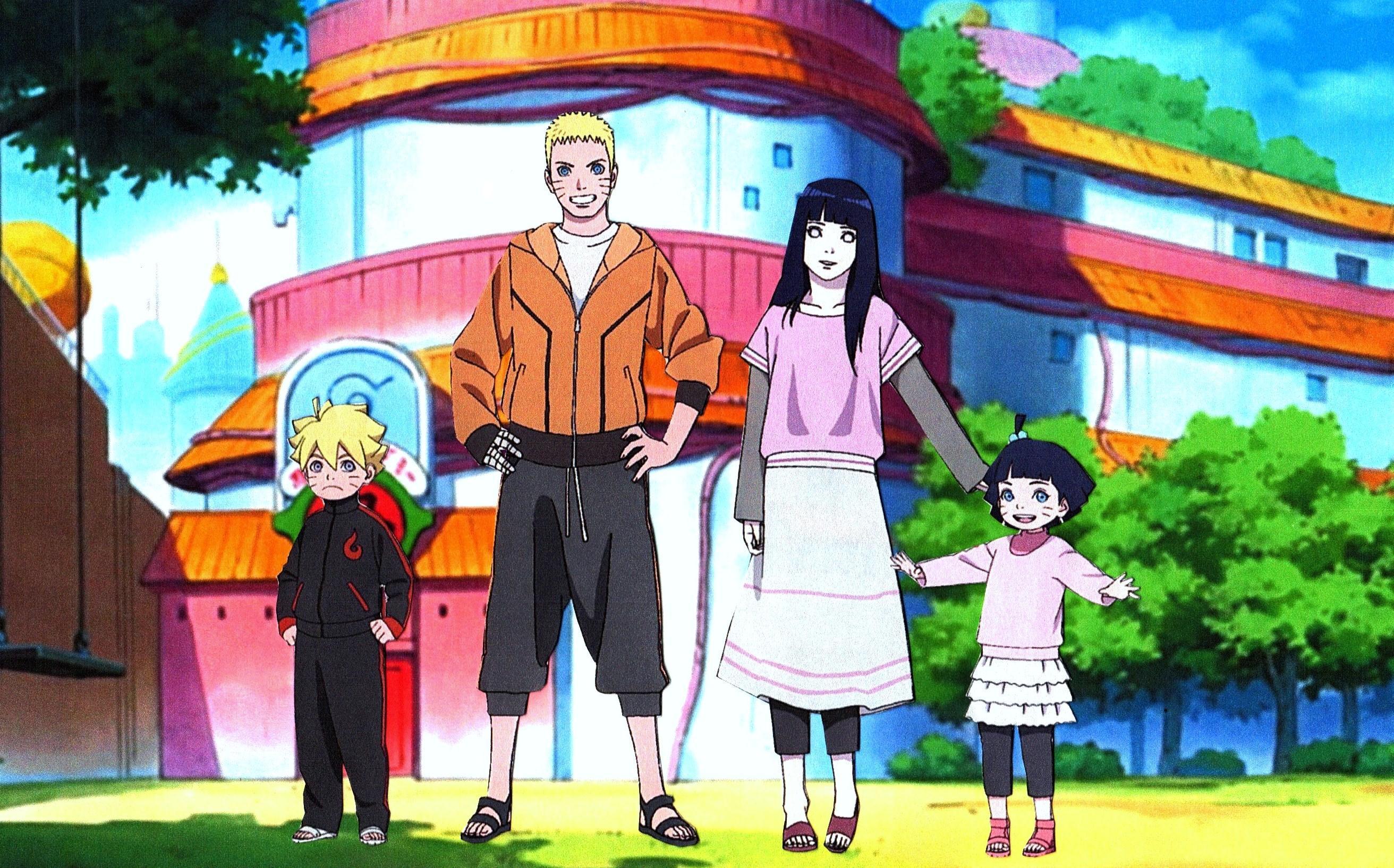 Naruto And Hinata Family Wallpaper Wide, Anime Wallpaper