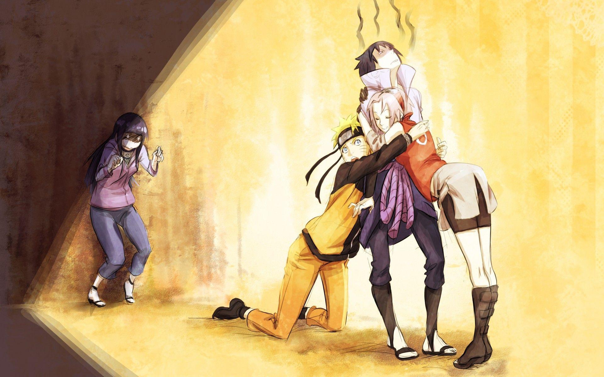 Naruto And Hinata Family Wallpaper Free, Anime Wallpaper