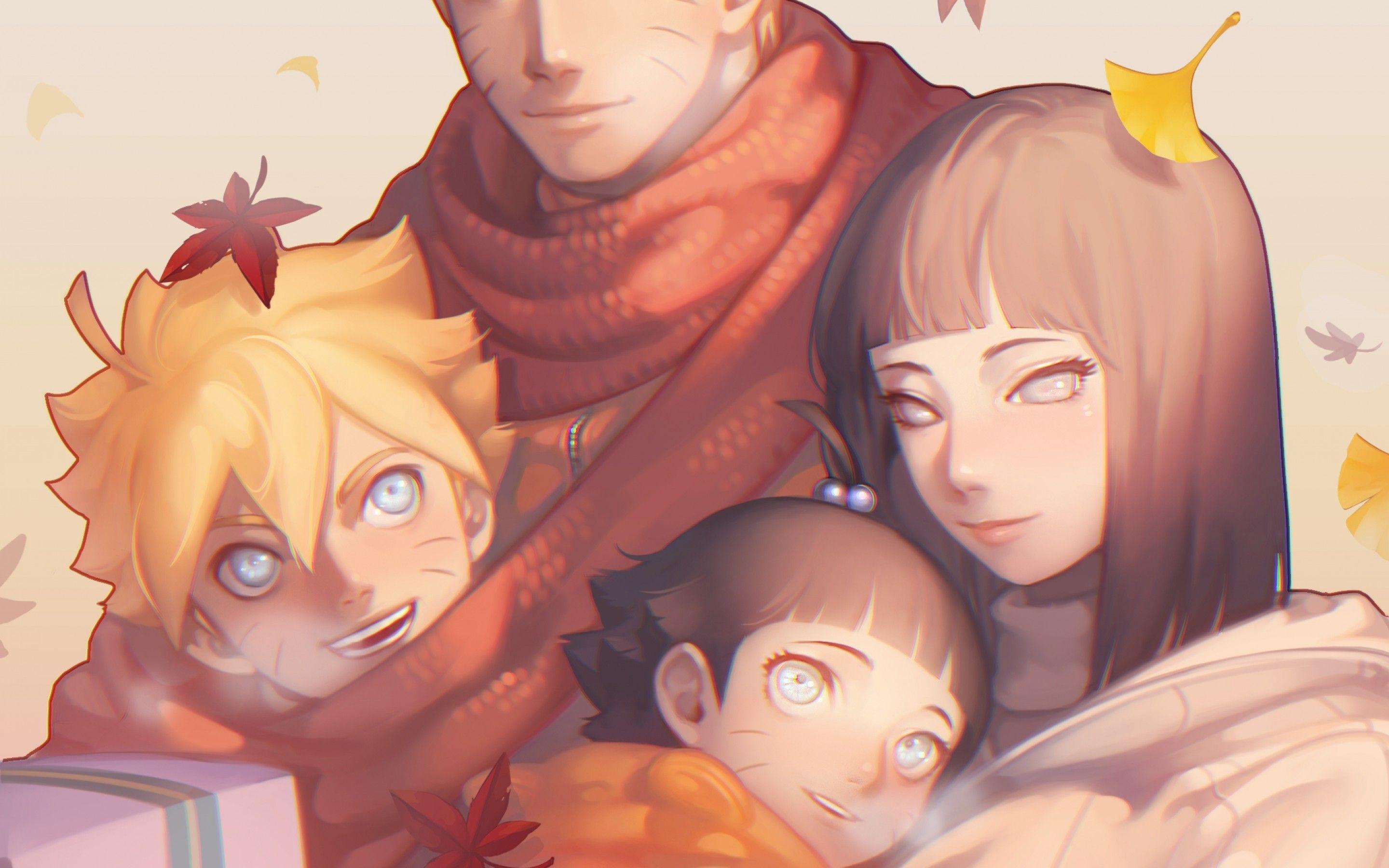 Naruto And Hinata Family Wallpaper High Quality, Anime Wallpaper