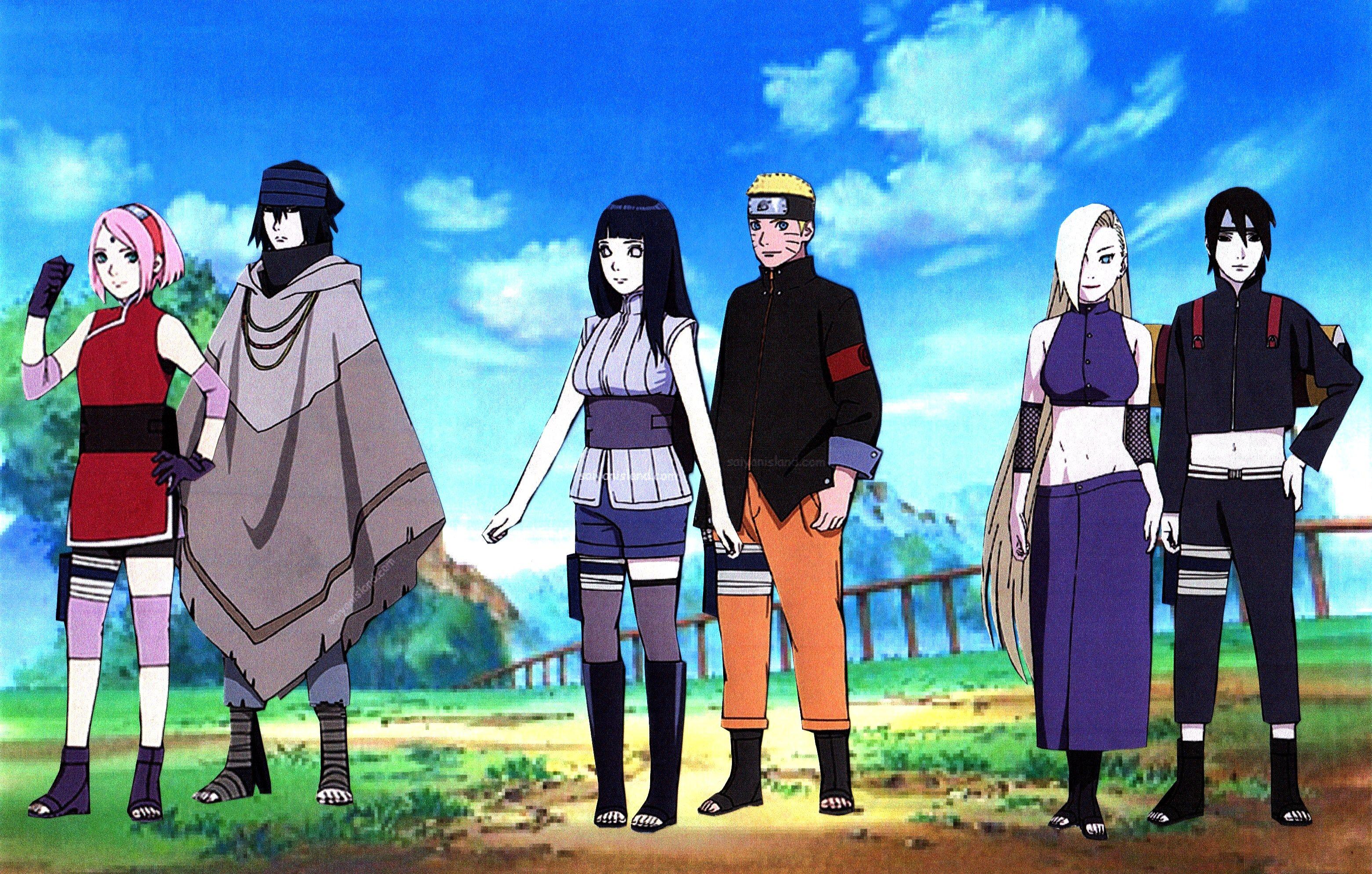 Naruto And Hinata Family Wallpaper Mobile, Anime Wallpaper