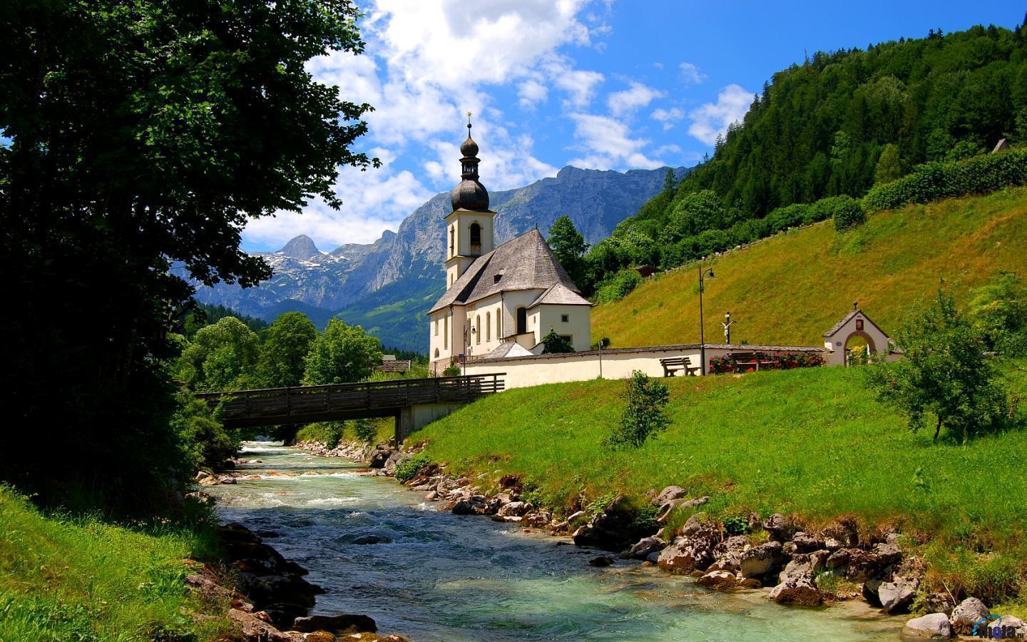 Bavarian Alps Wallpaper