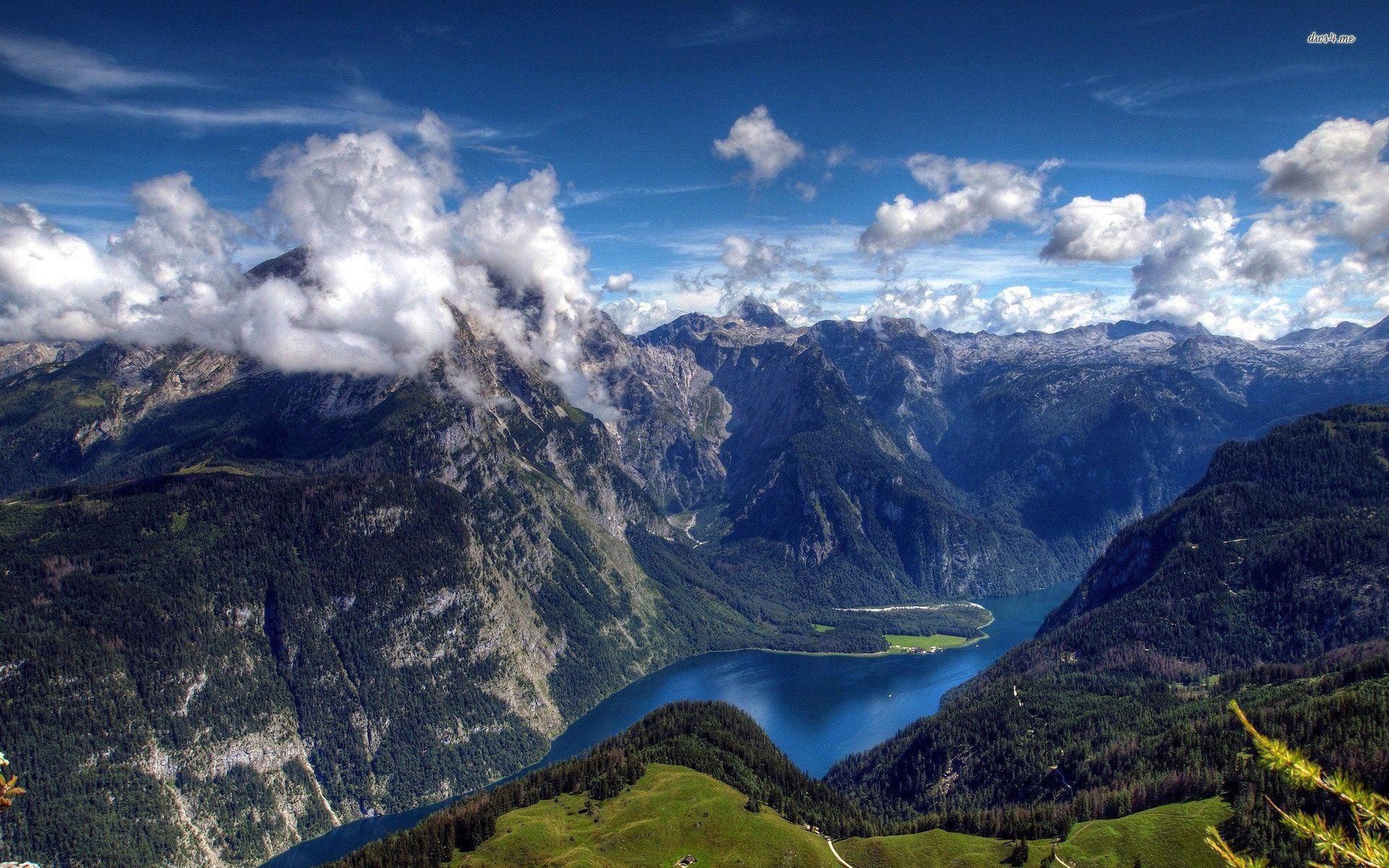 Bavarian Alps Germany Hinterstein Bavaria Mountainscapes Nature