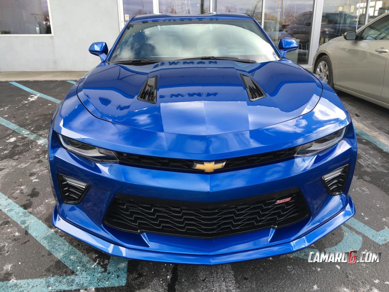 Check Out This 2016 Camaro SS In Hyper Blue Metallic With A Body Kit