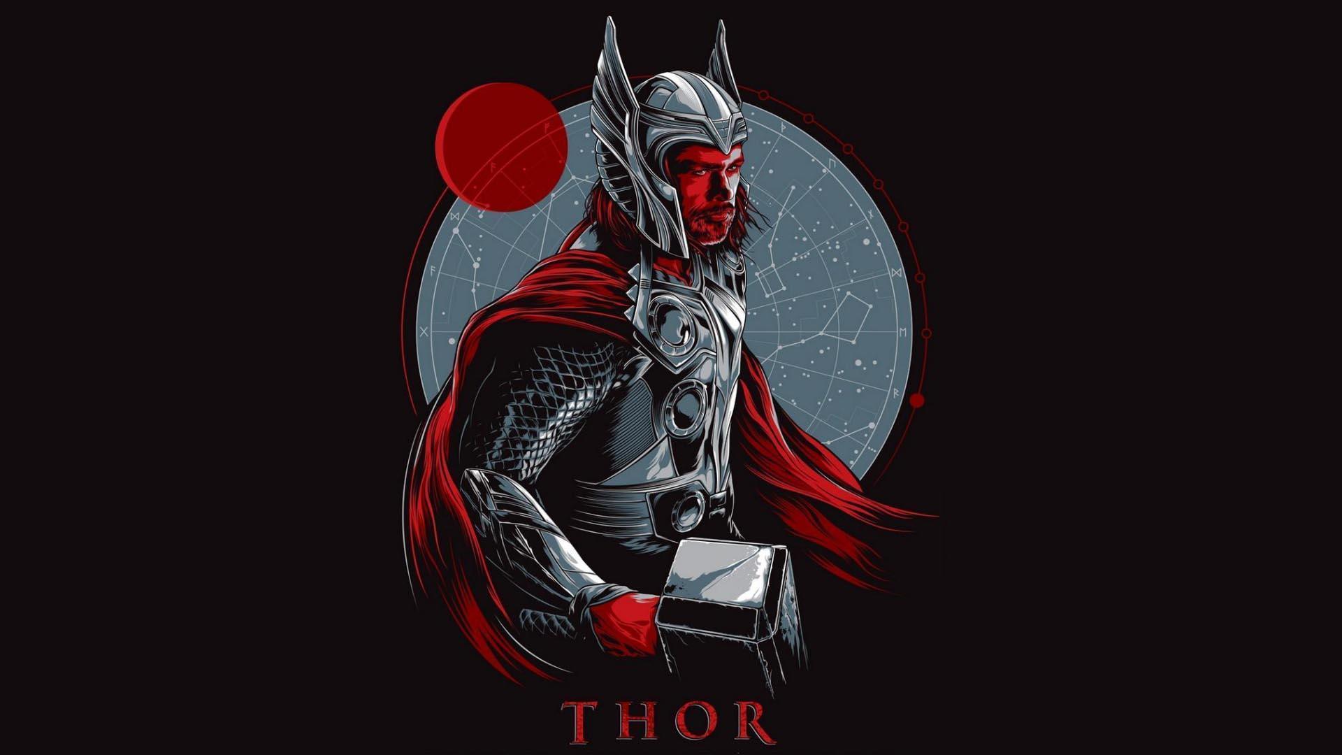 Thor Logo Wallpaper